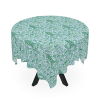 Chinoiserie Palms Square Tablecloth