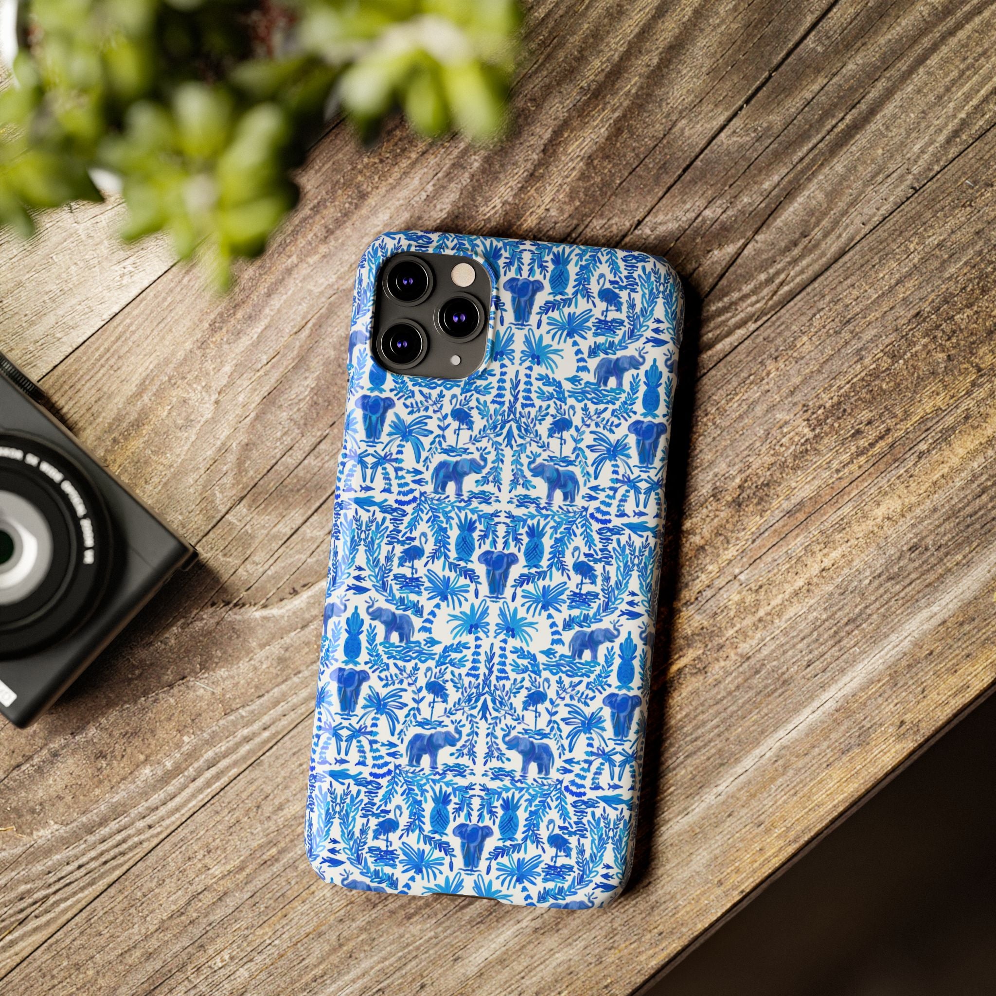 Elephant Fun Slim Phone Case