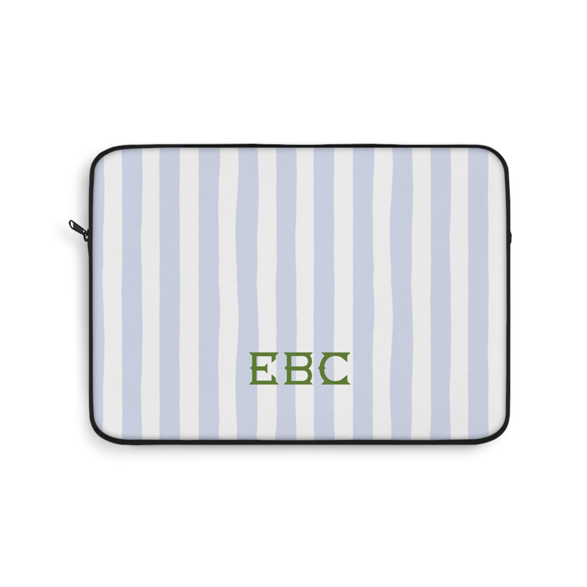 Seaside Stripes Monogrammed Laptop Sleeve