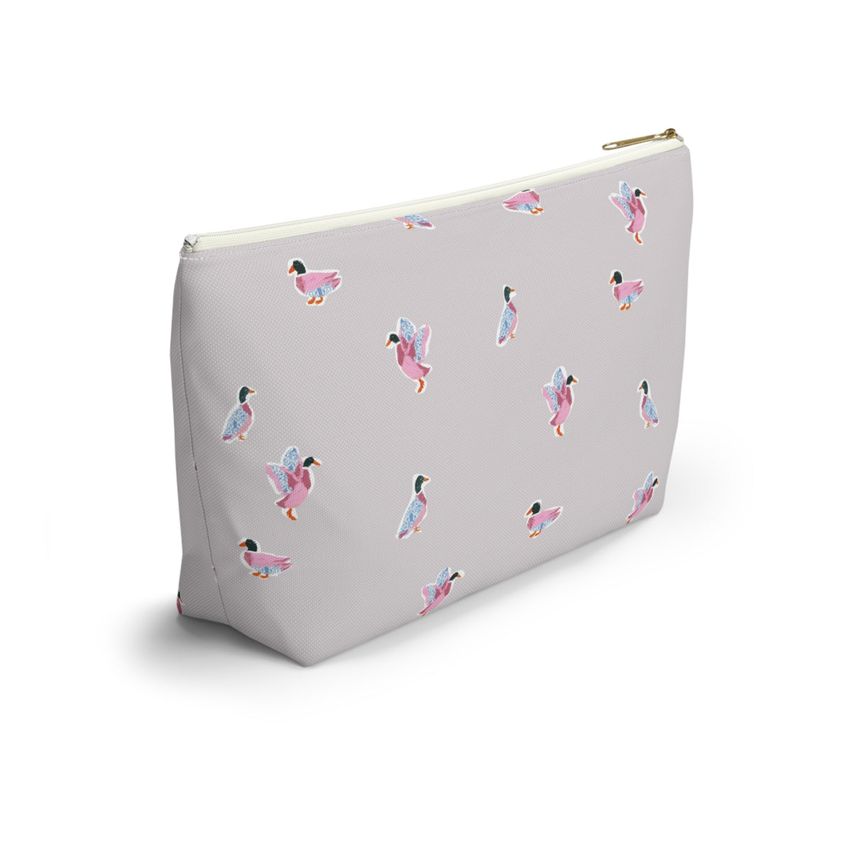 Duck Tales Striped Monogrammed Pouch