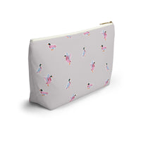 Duck Tales Striped Monogrammed Pouch