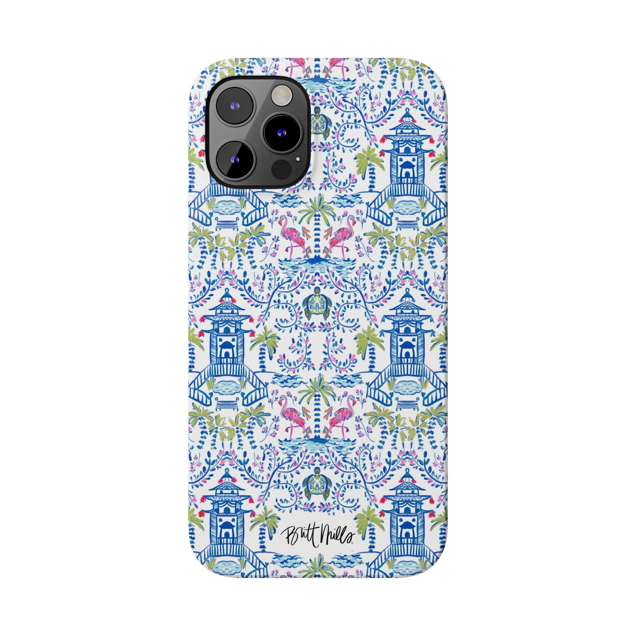 Colorful Chinoiserie Slim Phone Case