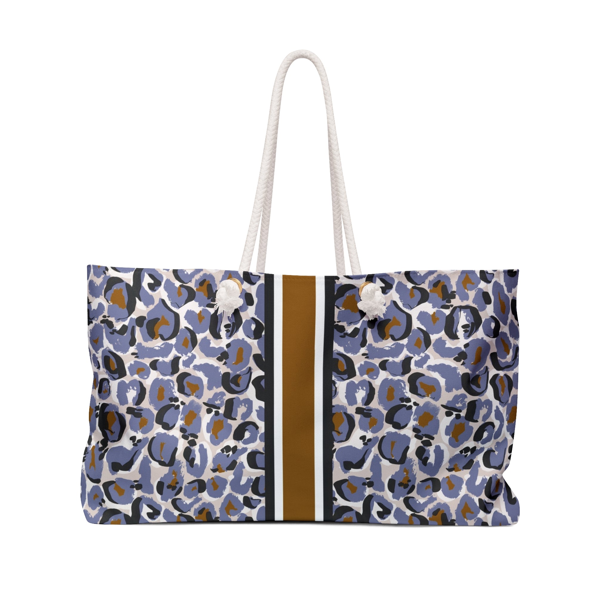Quinn II Striped Monogrammed Mahjong Bag