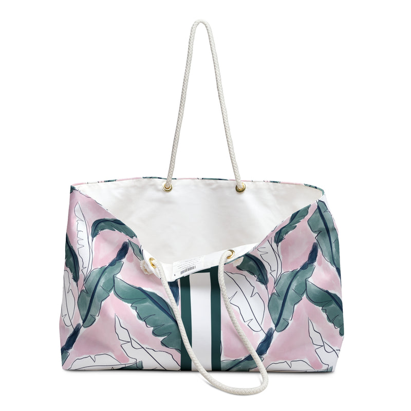 Queensland Striped Monogrammed Carry-All Tote
