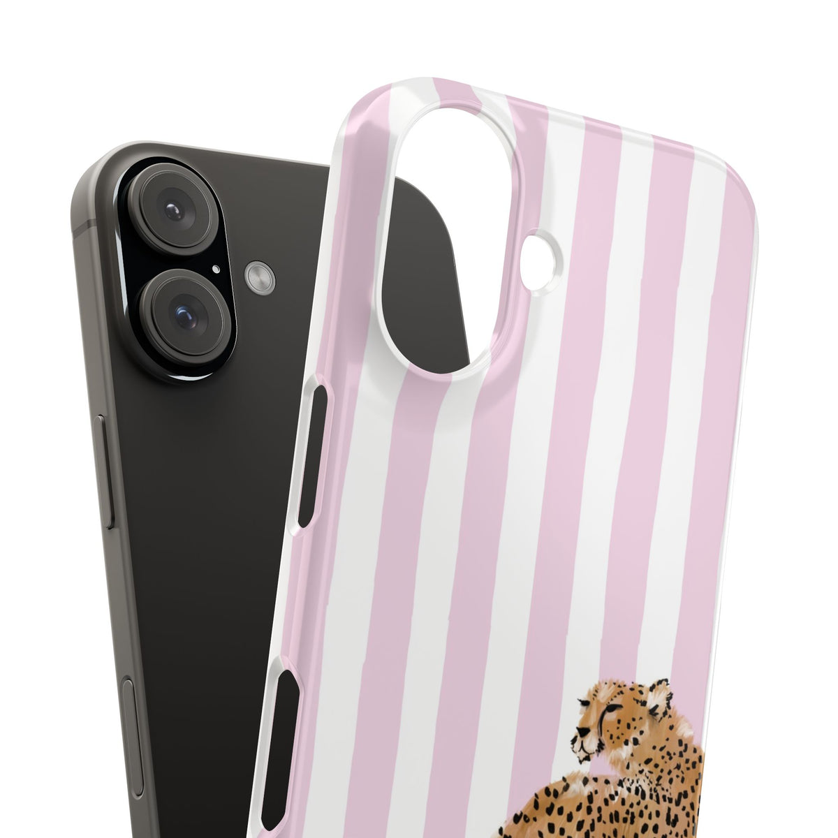 Preppy Cheetah Slim Phone Case