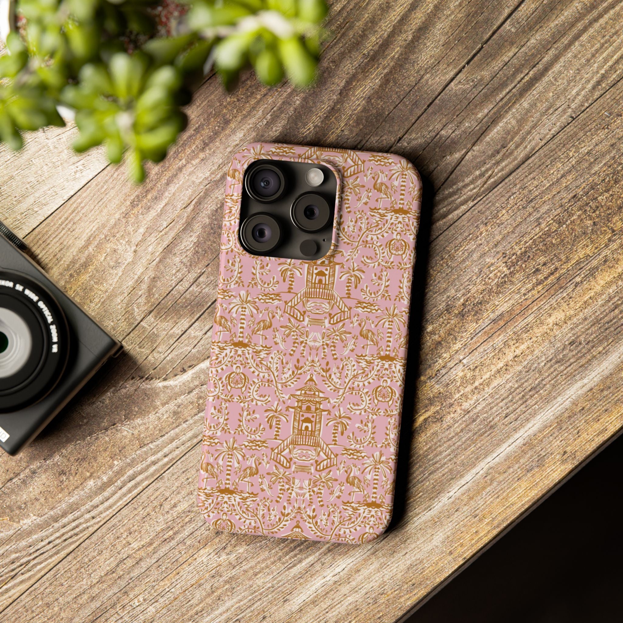 Soirée Pink Slim Phone Case