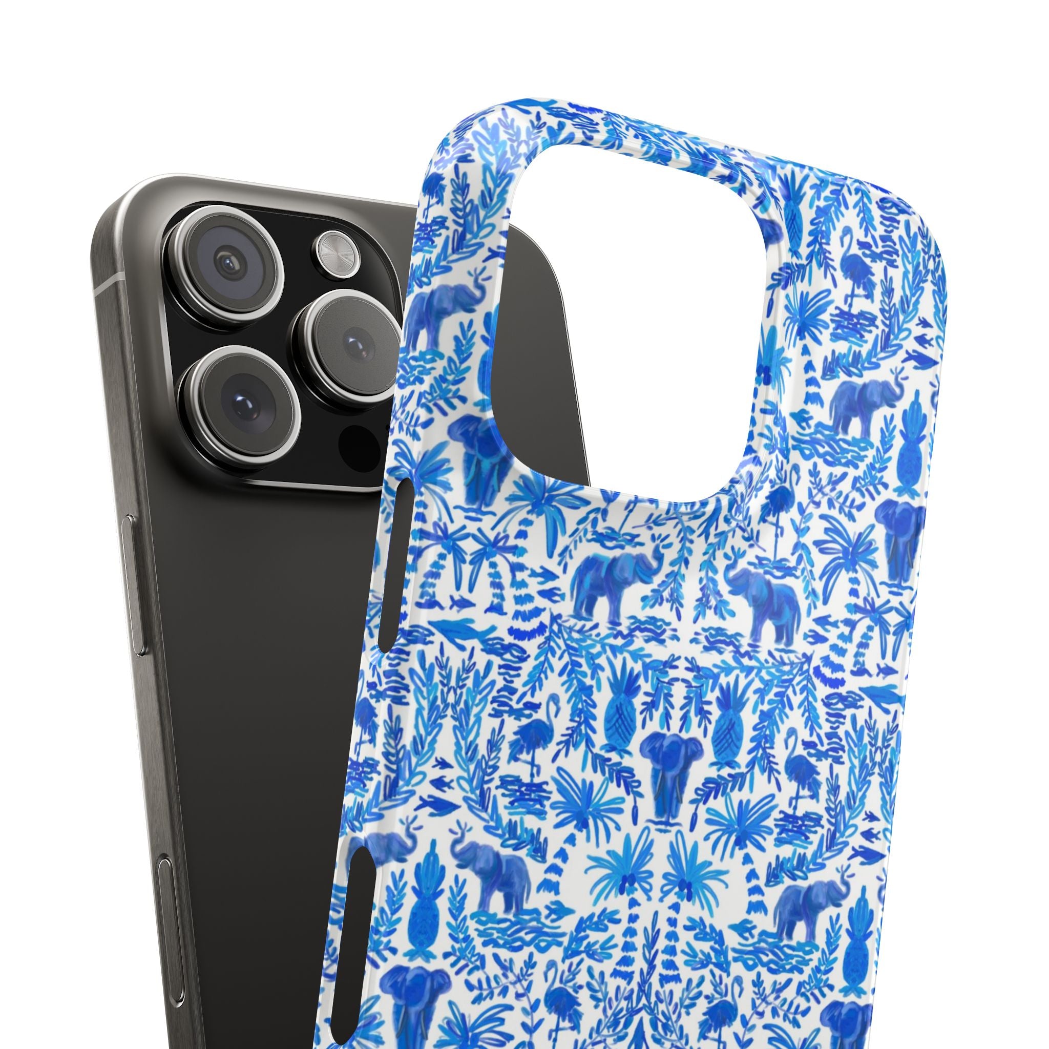 Elephant Fun Slim Phone Case