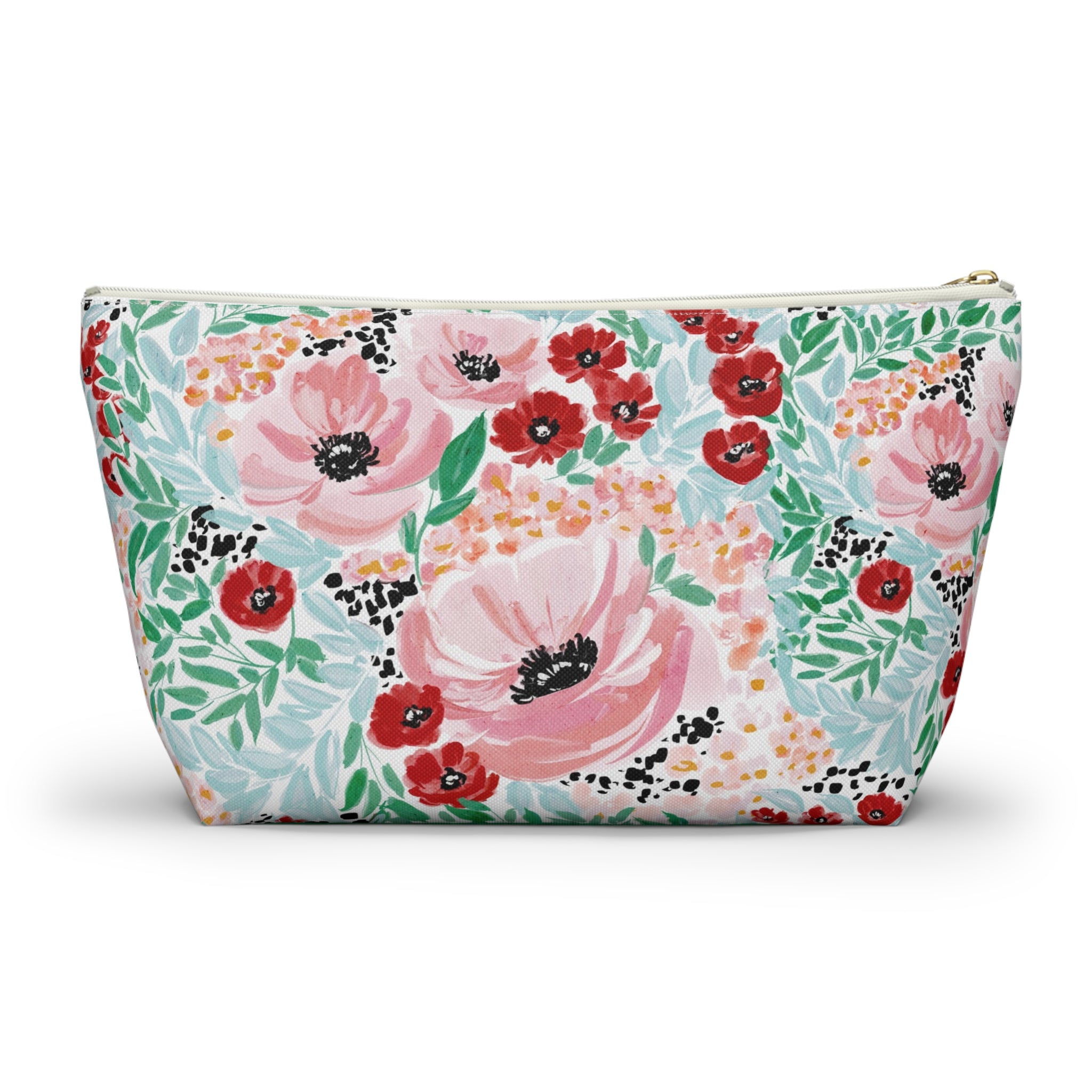 Colette Striped Monogrammed Mahjong Tile Pouch