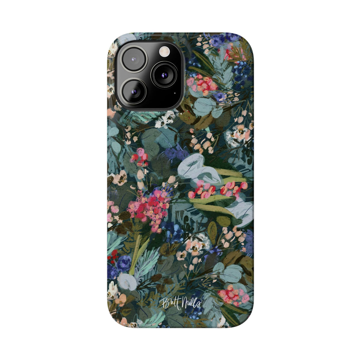 Winter Berry Slim Phone Case