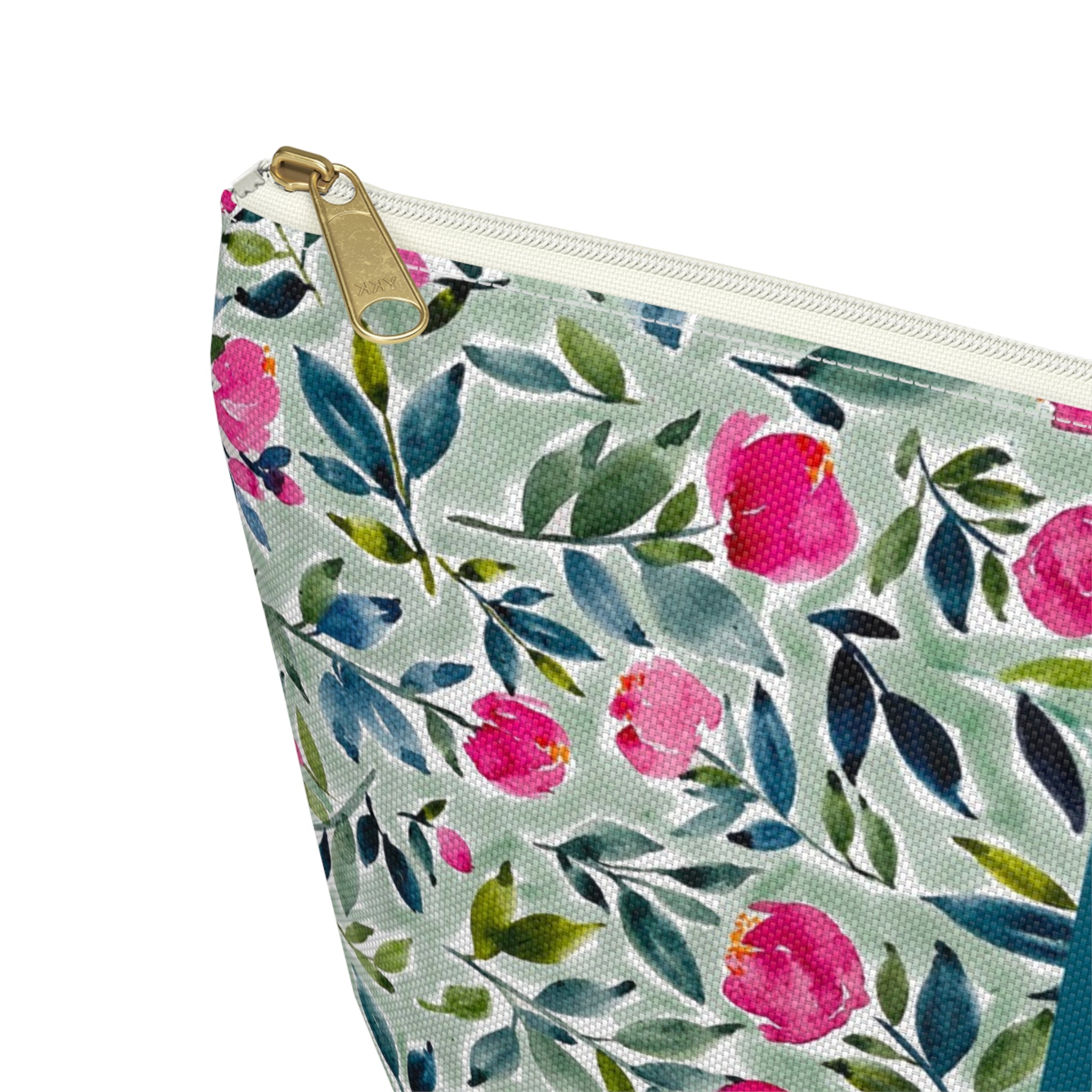 Flora Striped Monogrammed Mahjong Tile Pouch