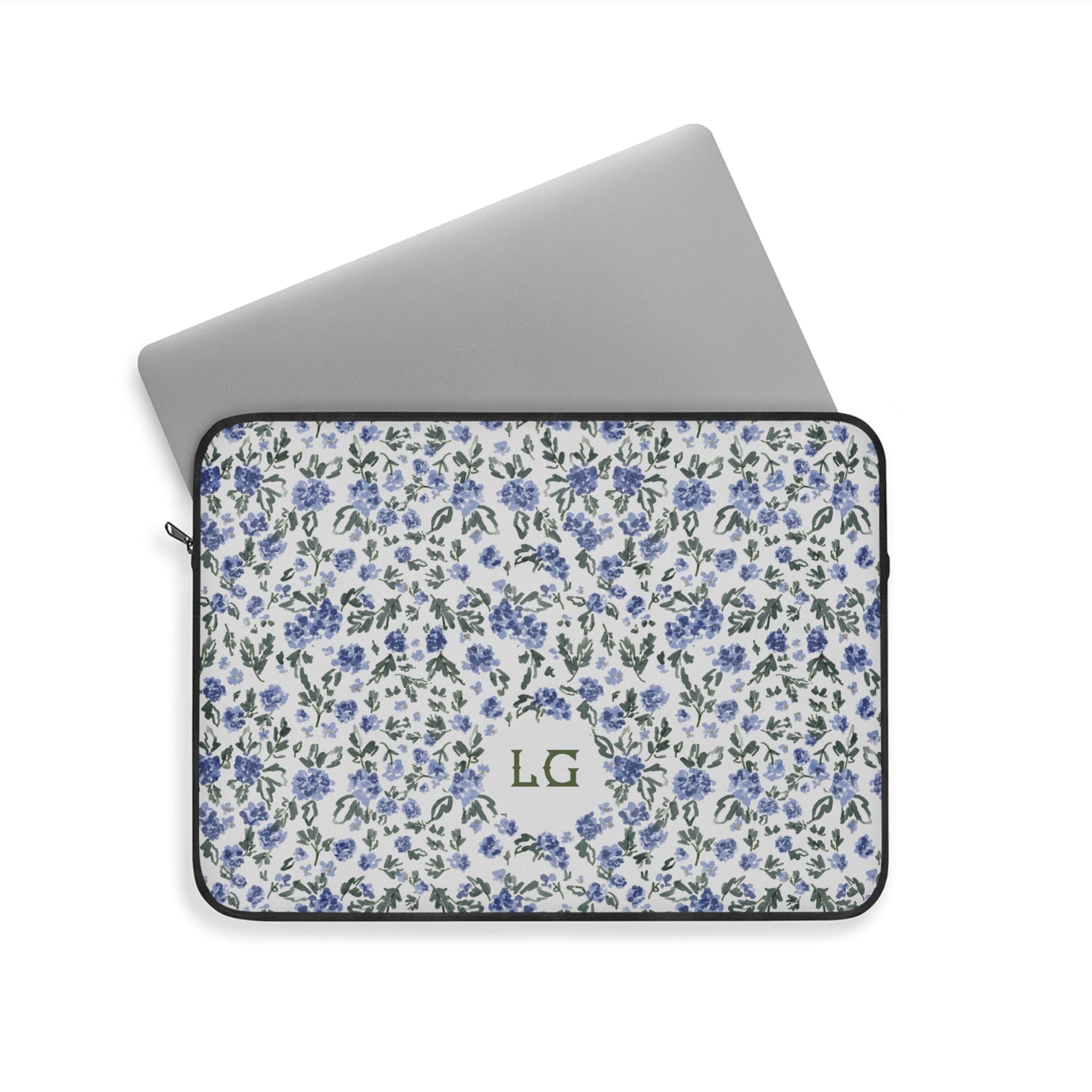 English Countryside Monogrammed Laptop Sleeve