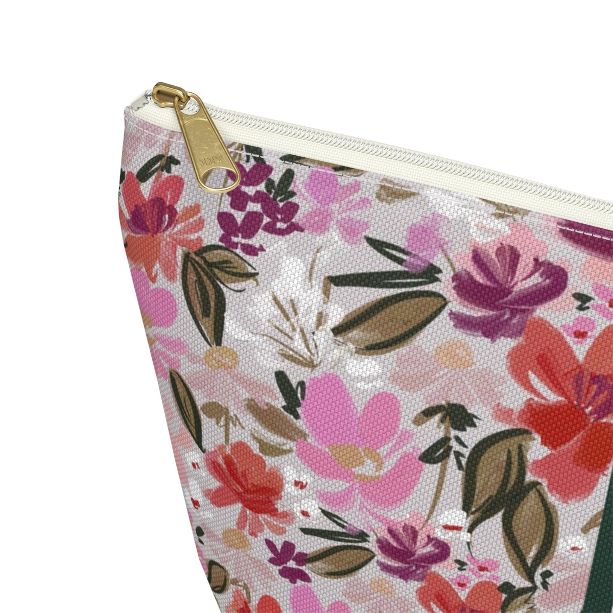 Mallard Manor Striped Monogrammed Mahjong Tile Pouch