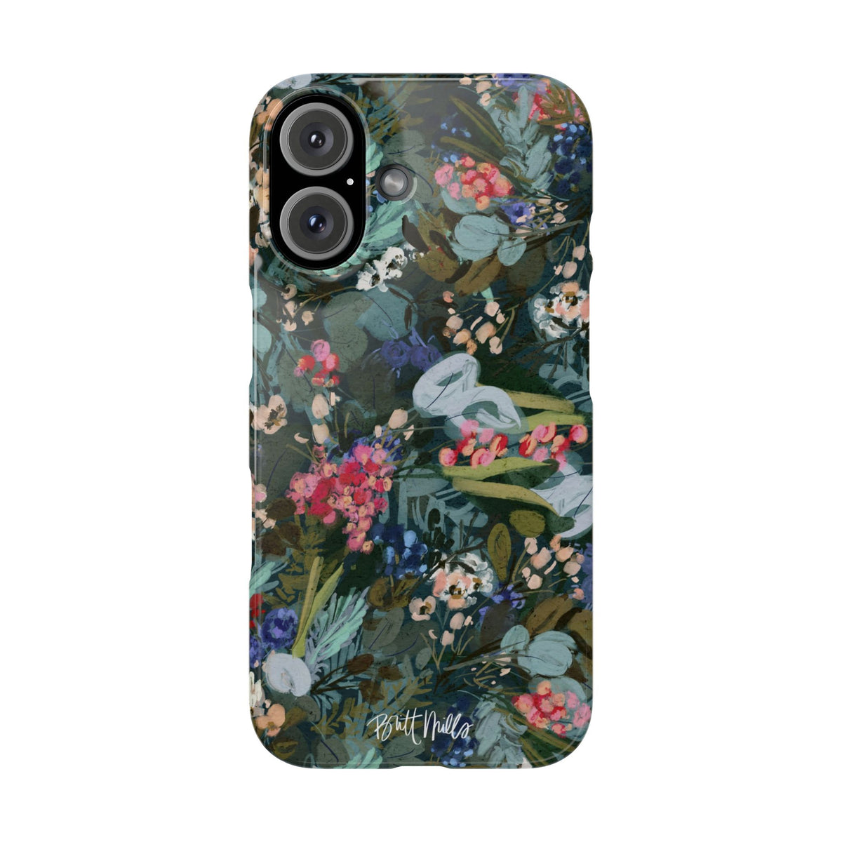 Winter Berry Slim Phone Case