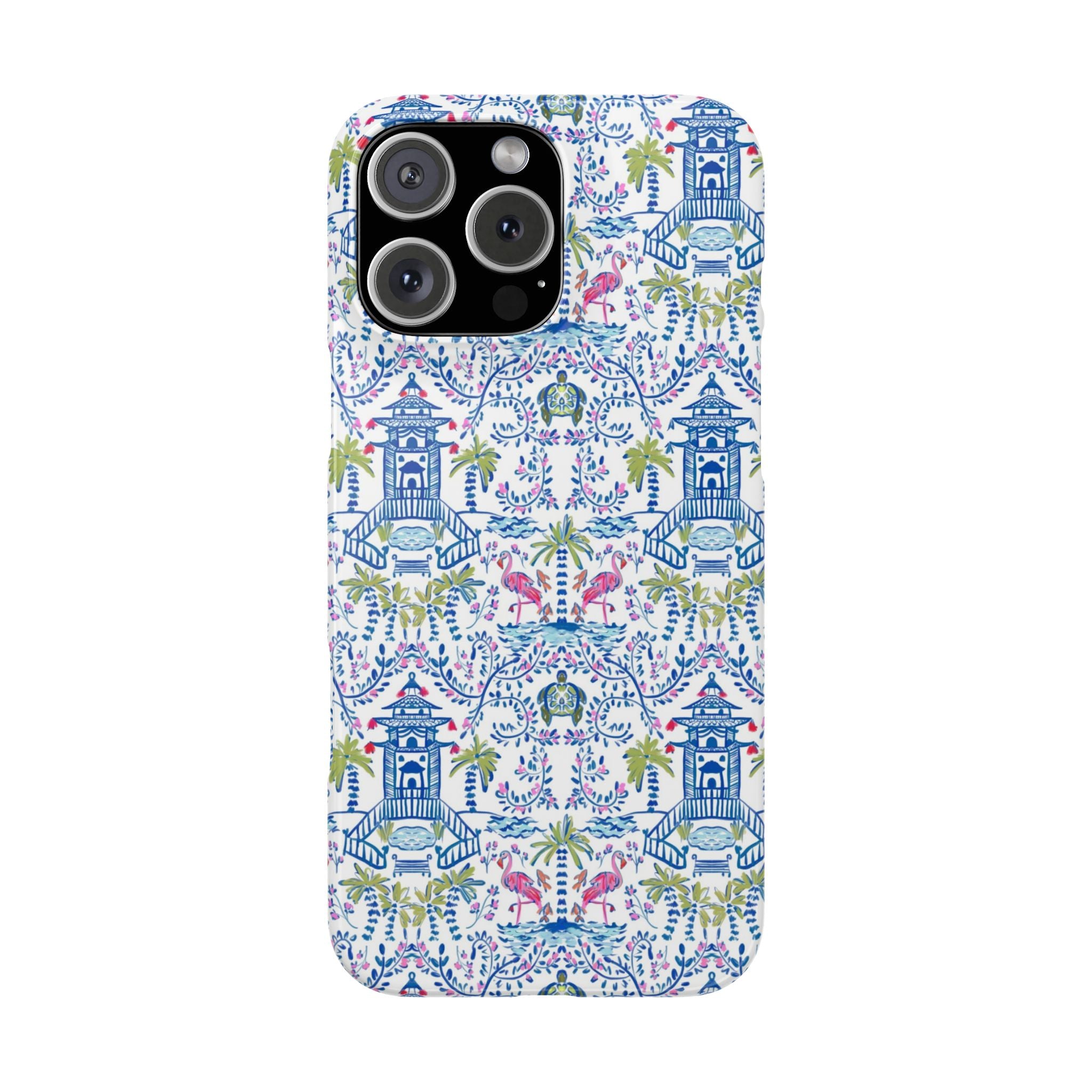 Colorful Chinoiserie Slim Phone Case