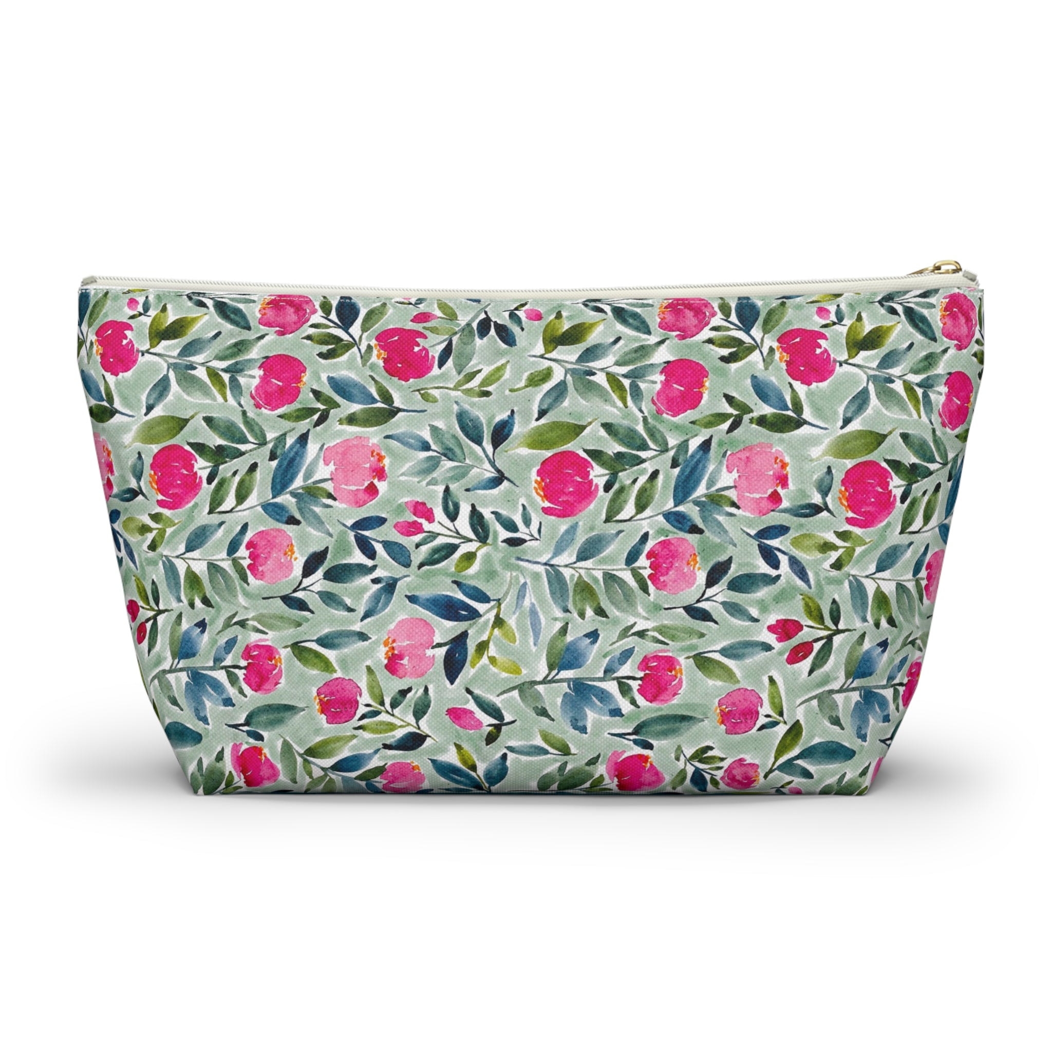 Flora Striped Monogrammed Mahjong Tile Pouch
