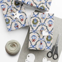 Chinoiserie Christmas Wrapping Paper