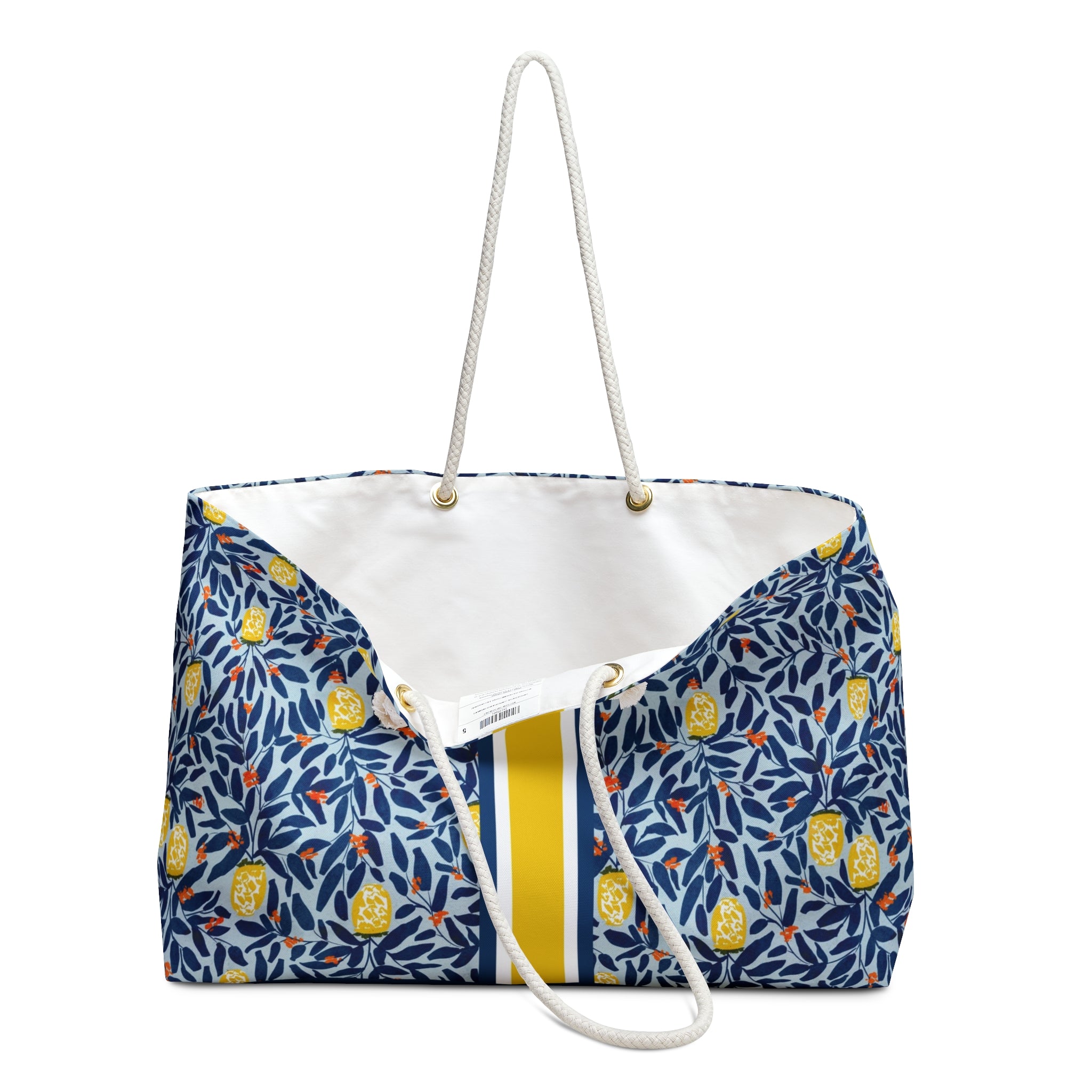 Lola Striped Monogrammed Mahjong Bag