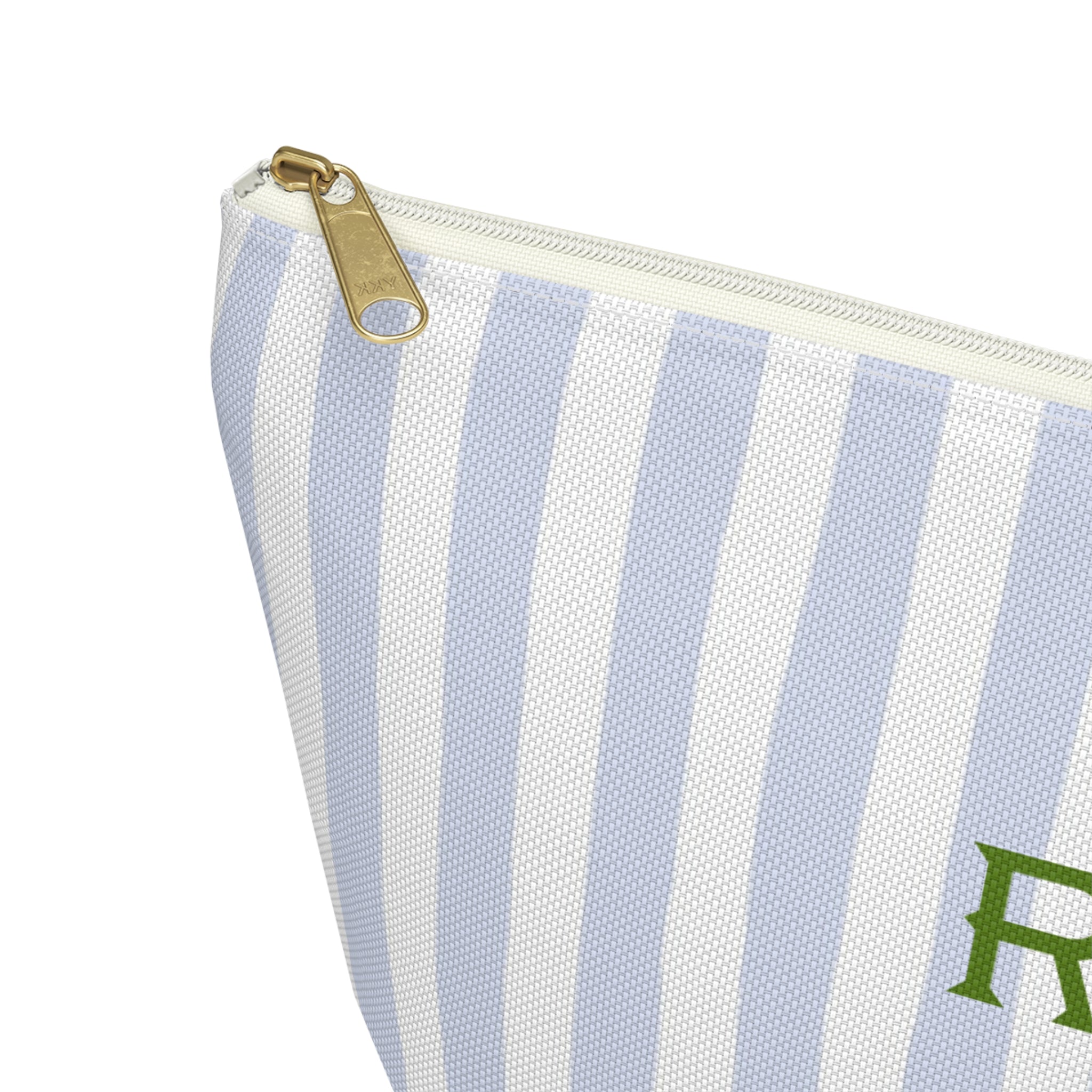 Seaside Stripes Monogrammed Mahjong Tile Pouch