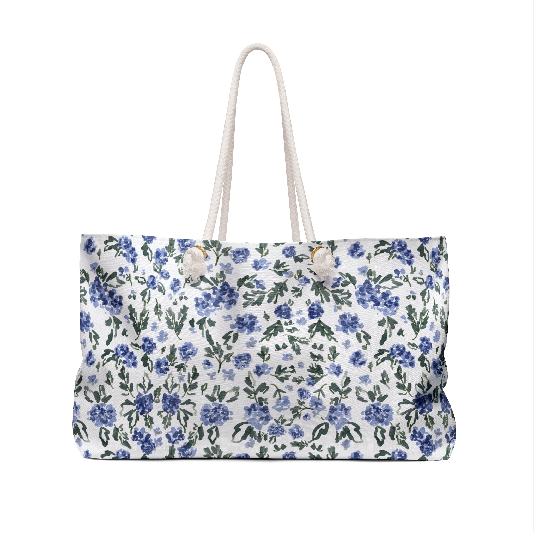 English Countryside Striped Monogrammed Mahjong Bag