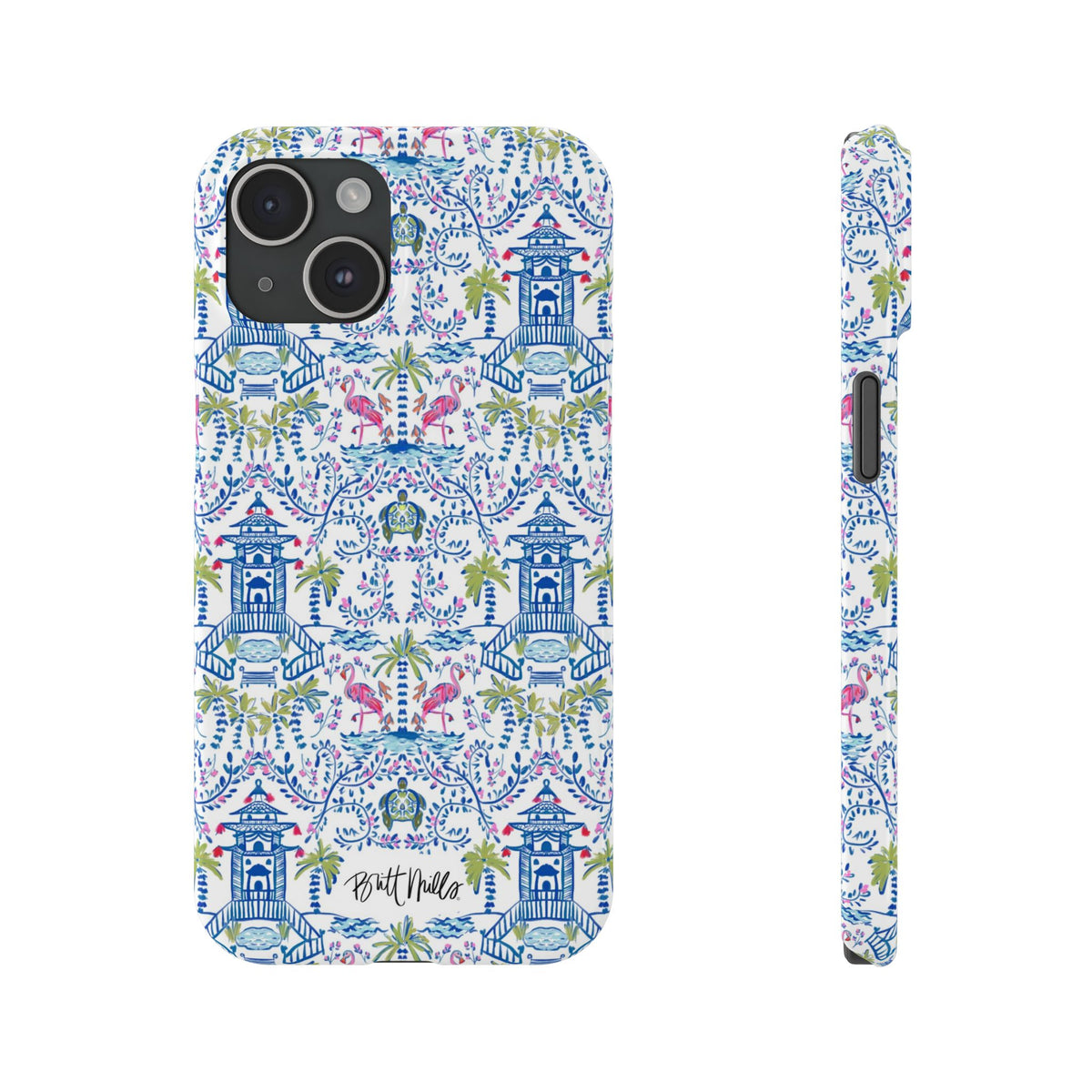 Colorful Chinoiserie Slim Phone Case