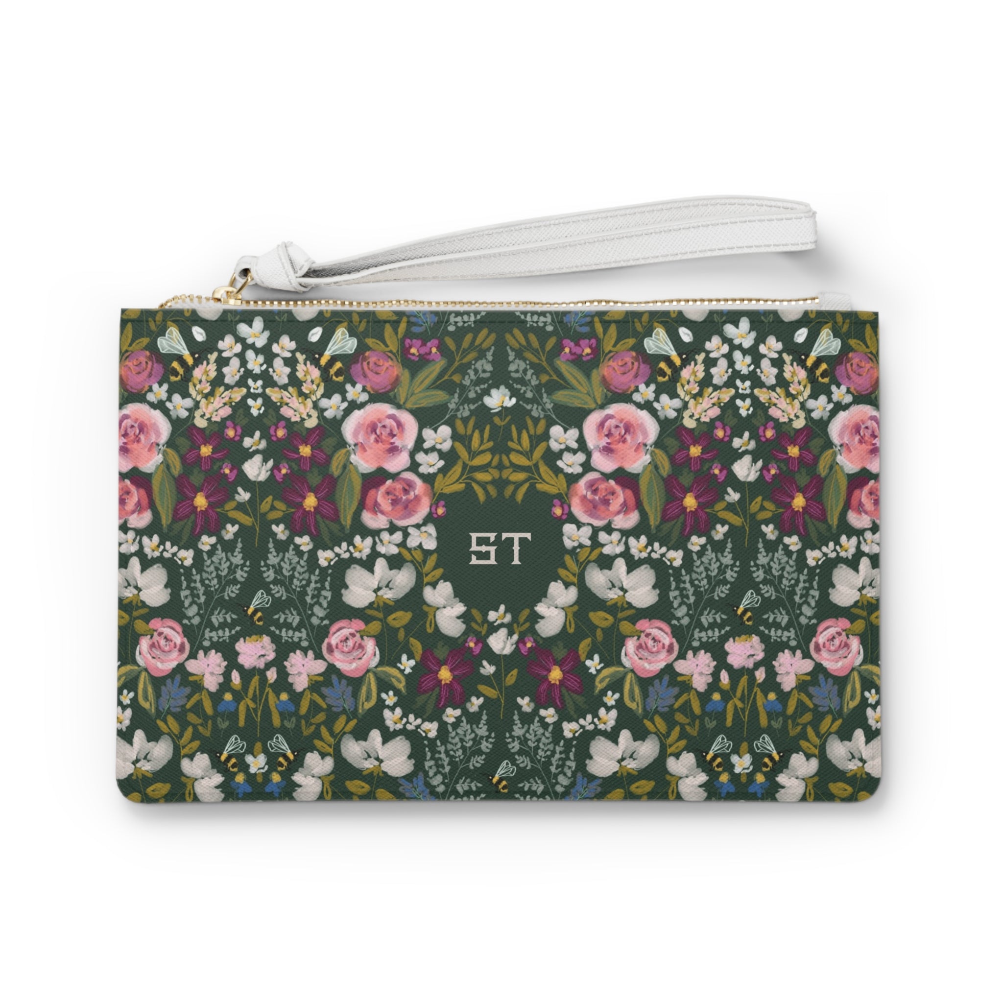 Gardens Monogrammed Mahjong Card Holder