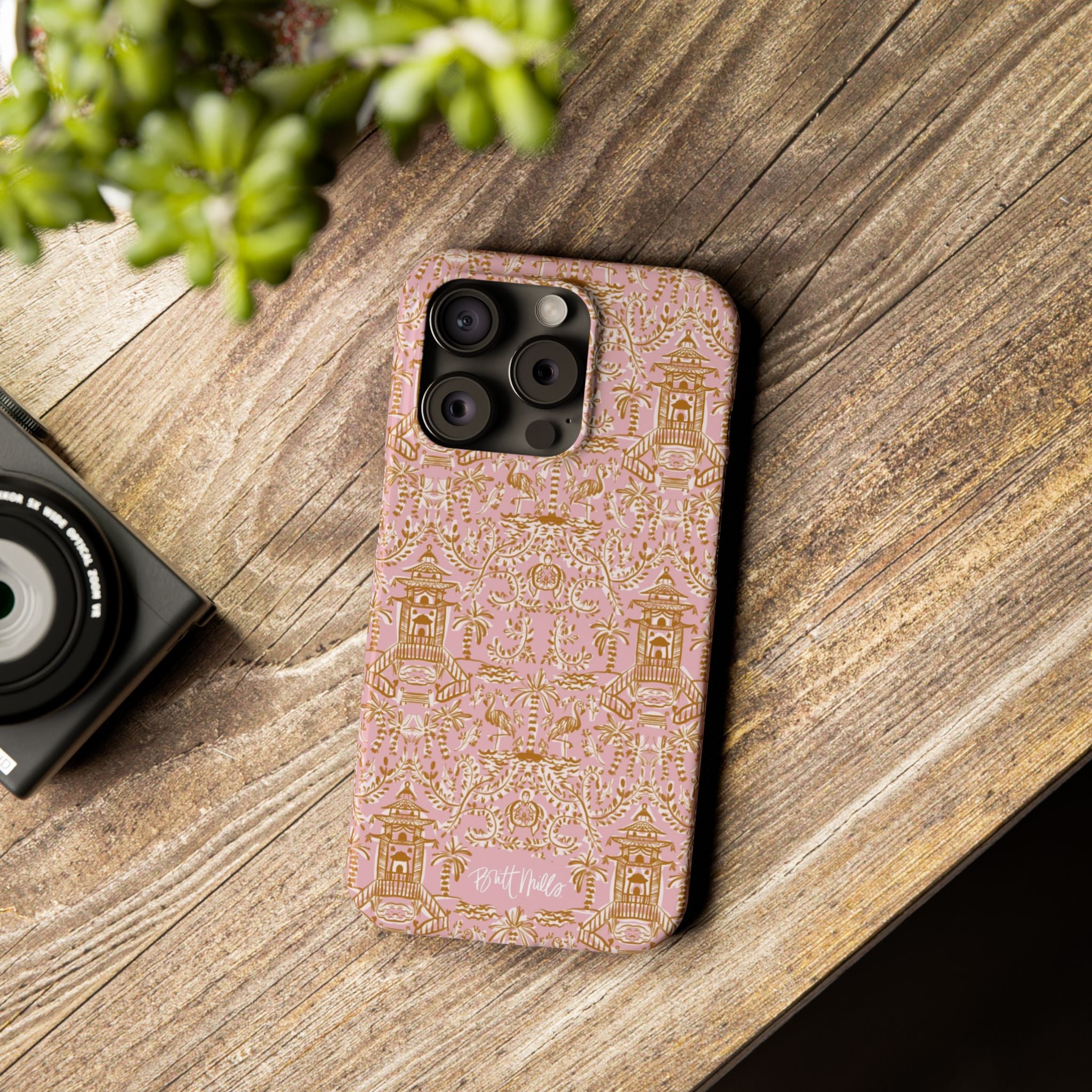 Soirée Pink Slim Phone Case