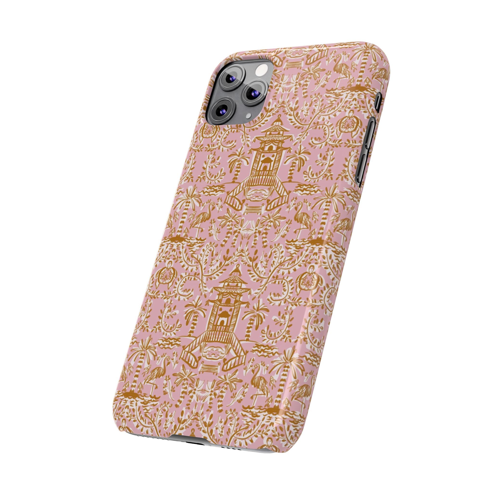 Soirée Pink Slim Phone Case