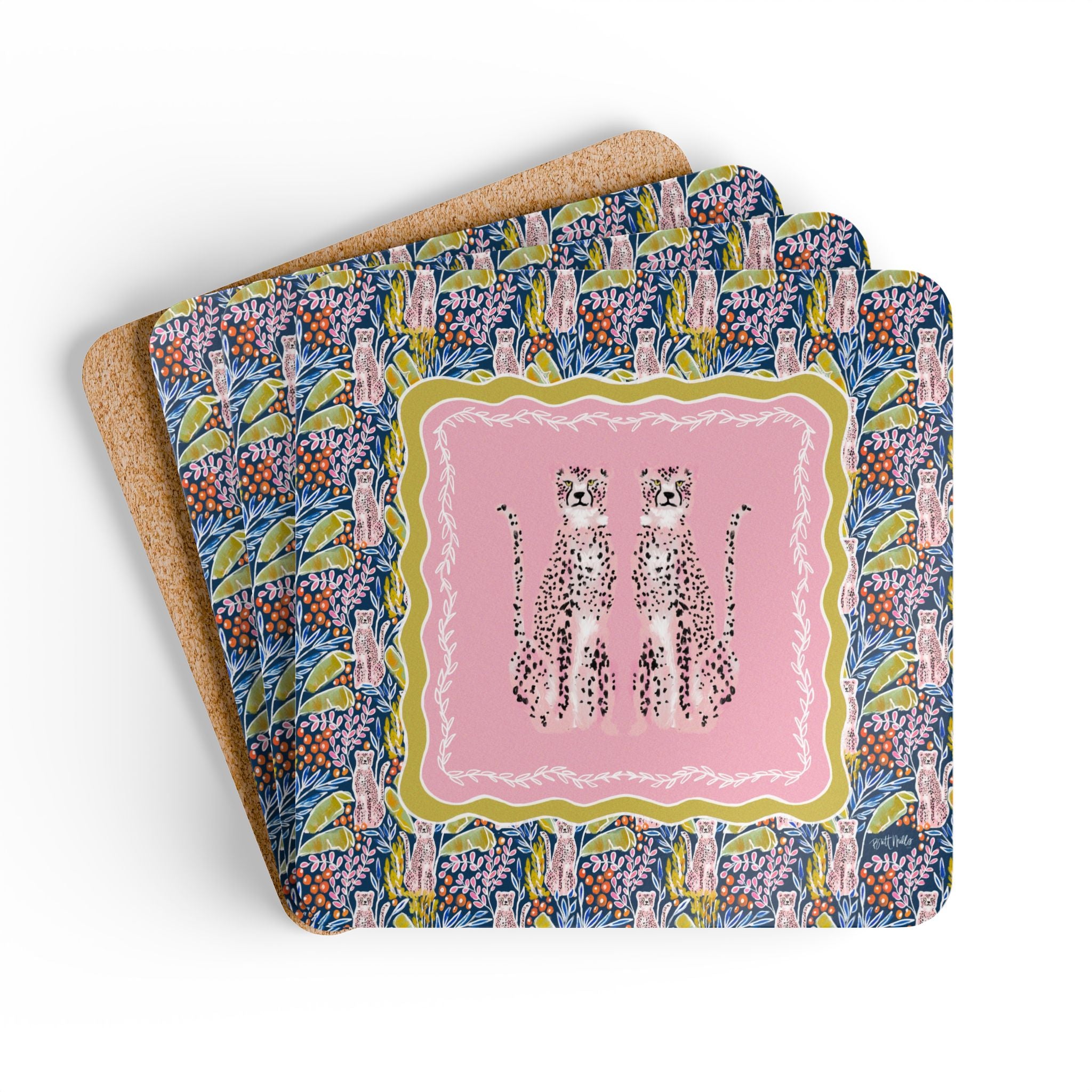 Regency Mahjong Mat Art Coaster Set (Set of 4)