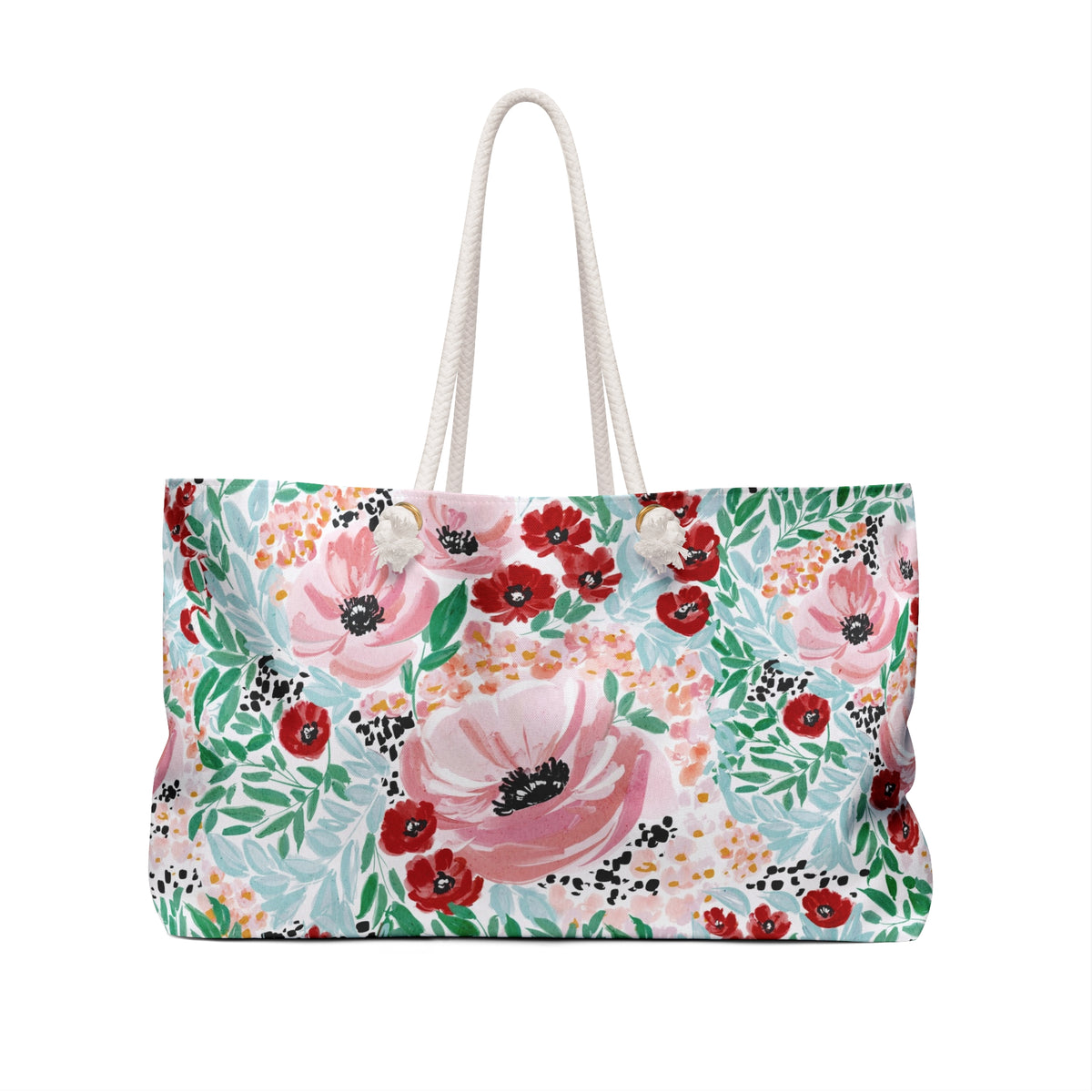 Colette Striped Monogrammed Carry-All Tote