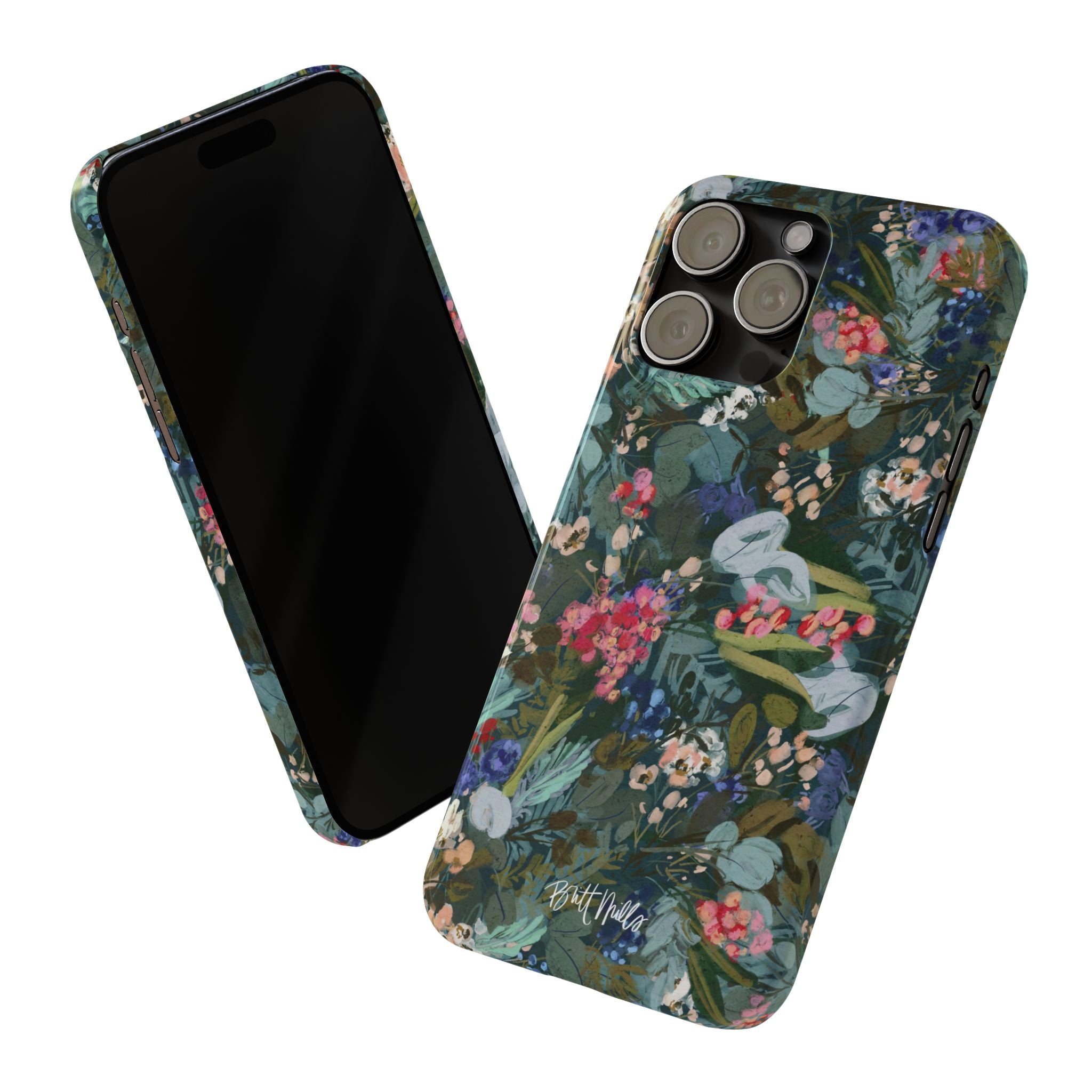 Winter Berry Slim Phone Case