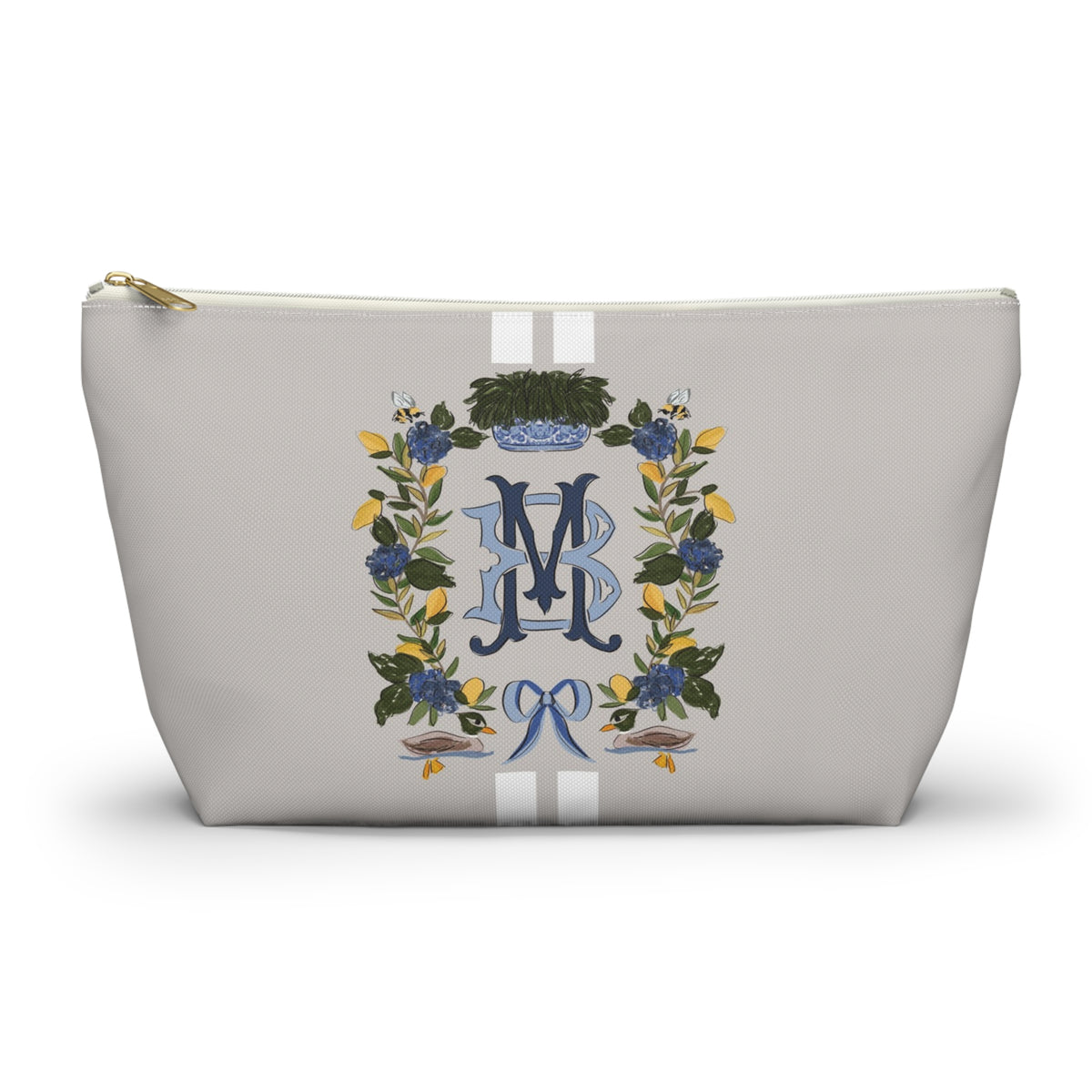 The Southern Bell Crest Monogrammed Pouch