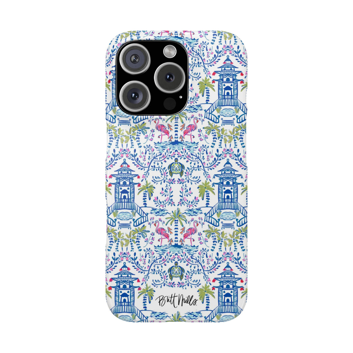 Colorful Chinoiserie Slim Phone Case