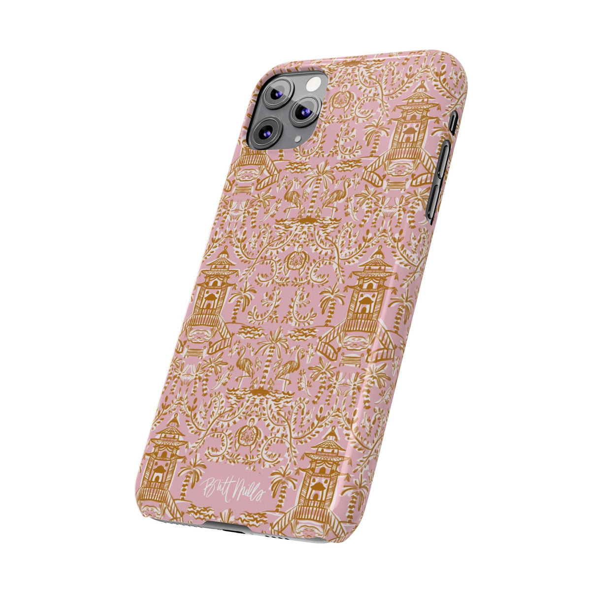 Soirée Pink Slim Phone Case