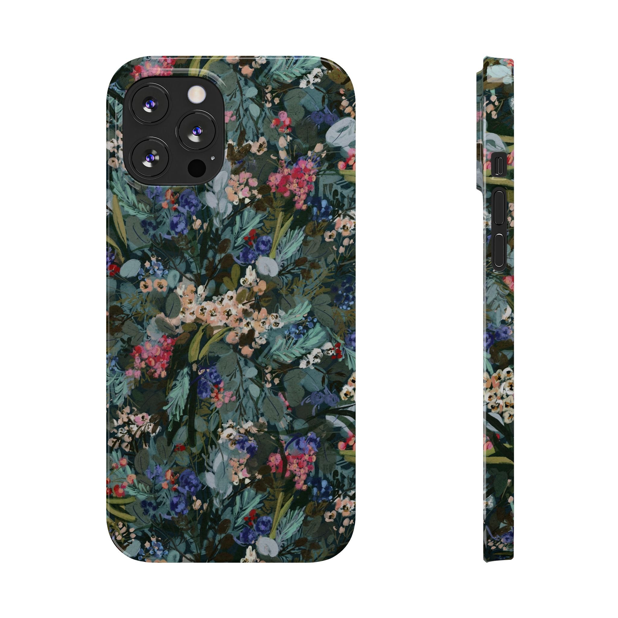 Winter Berry Slim Phone Case