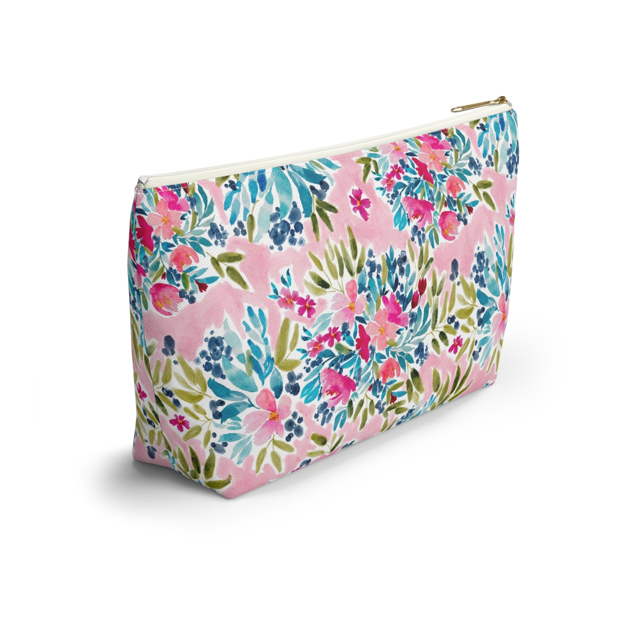 Aria II Striped Monogrammed Pouch