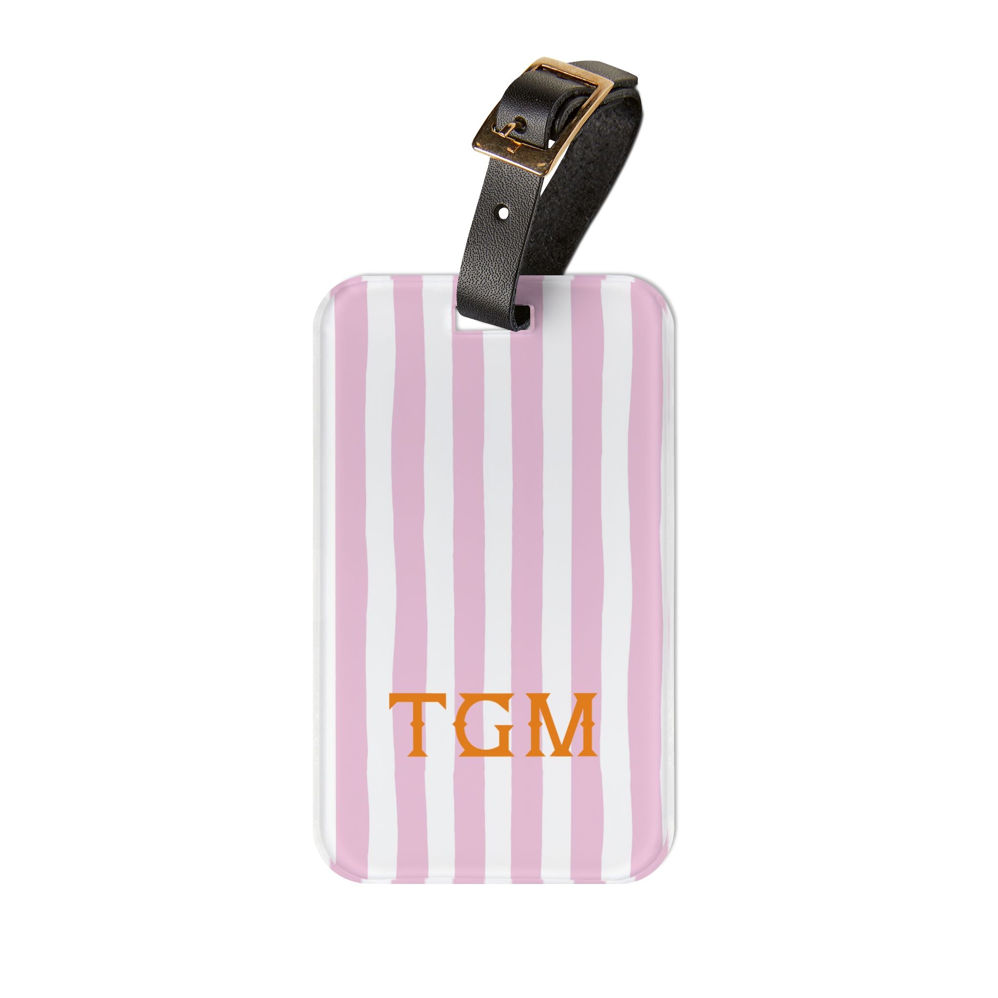 Primrose Monogrammed Acrylic Luggage Tag