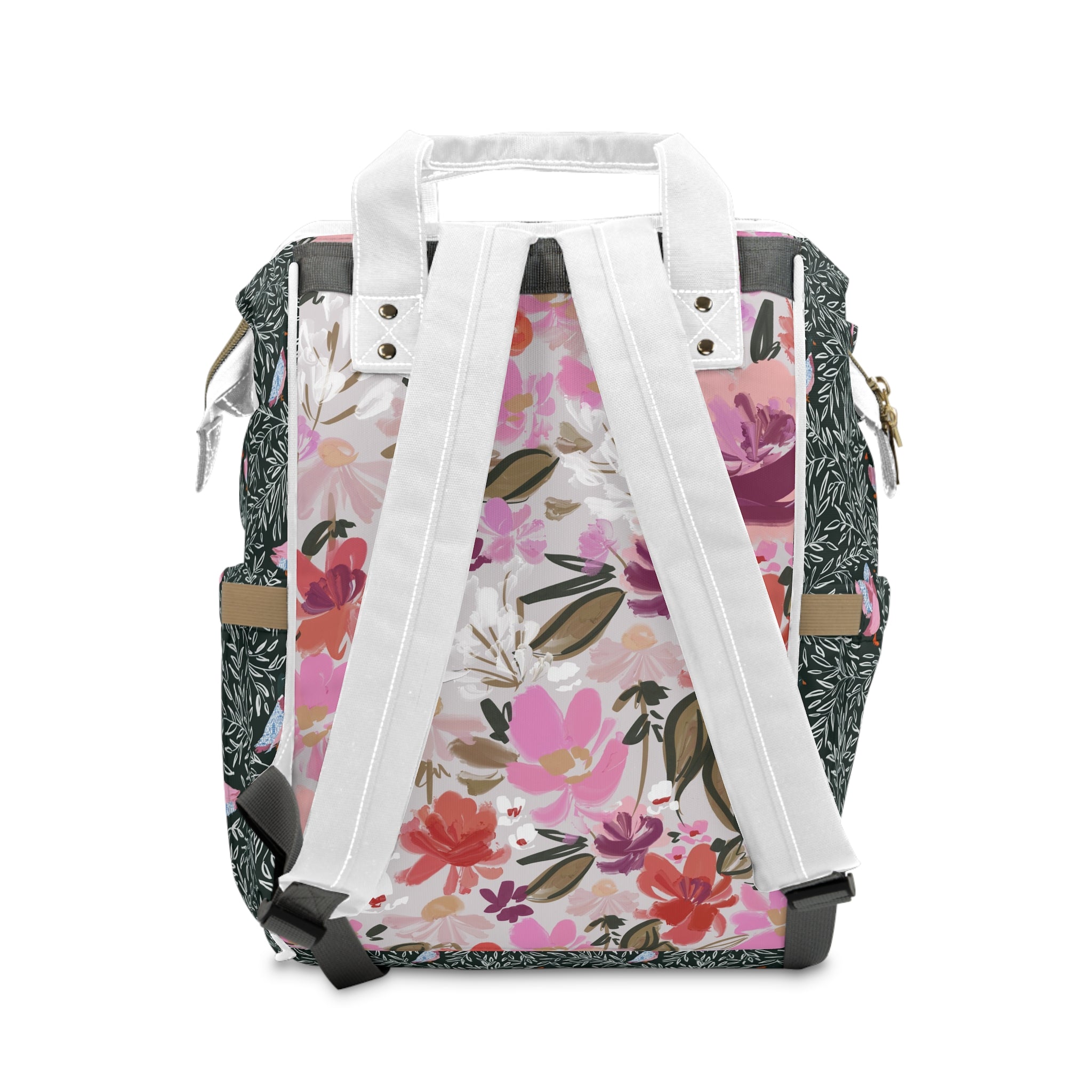 Mallard Manor Monogrammed Nylon Waterproof Diaper Backpack