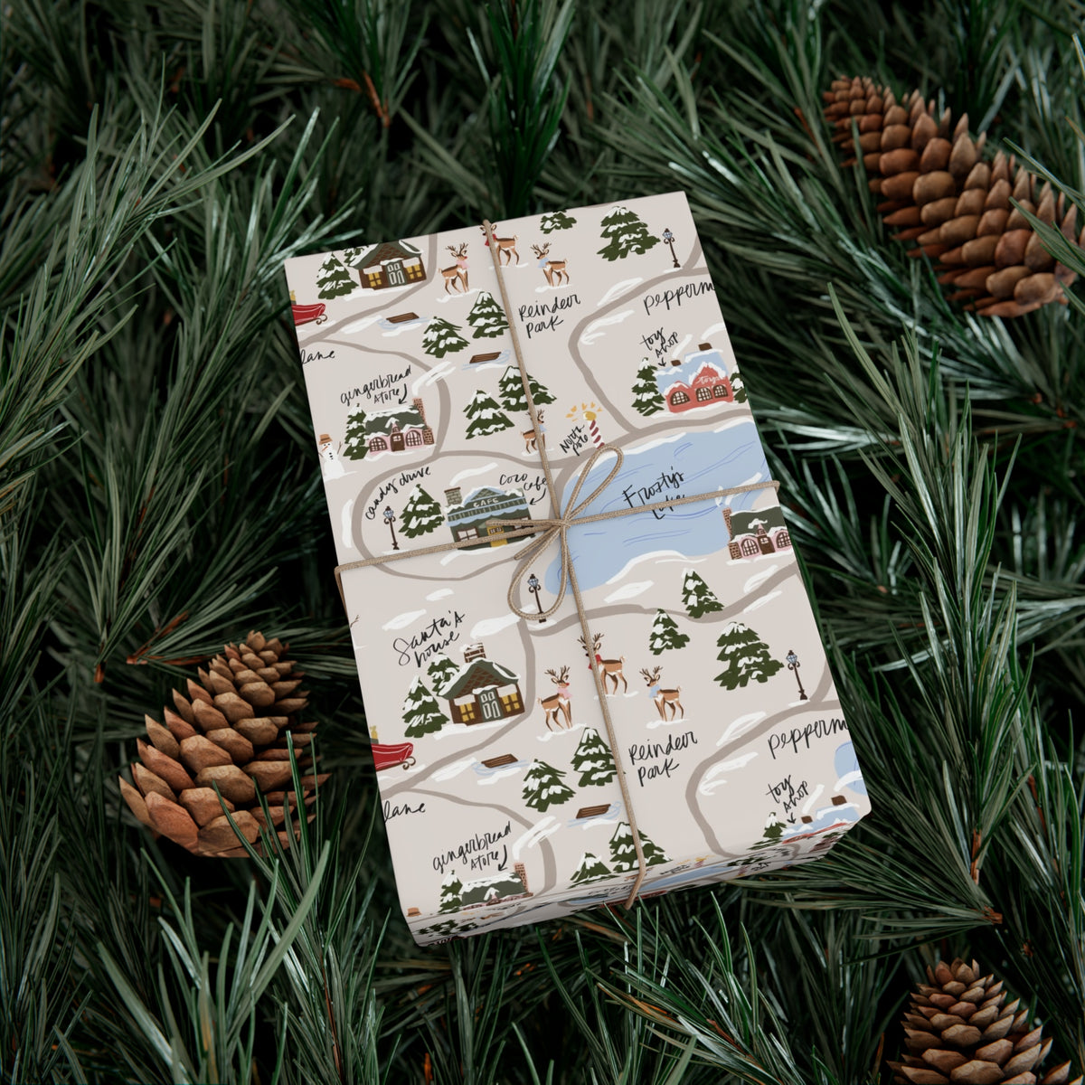 North Pole Adventure Wrapping Paper