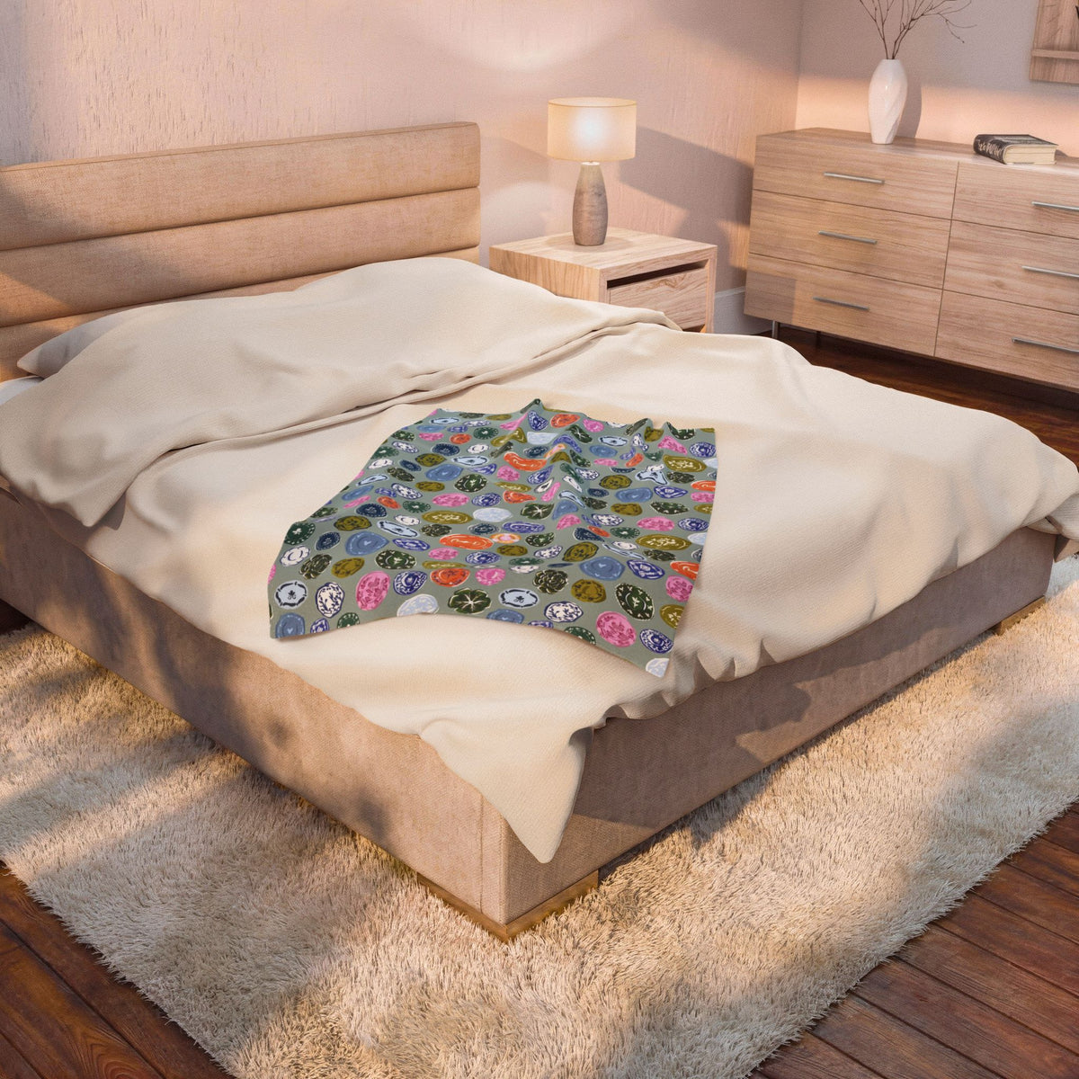 Willow Velveteen Throw Blanket