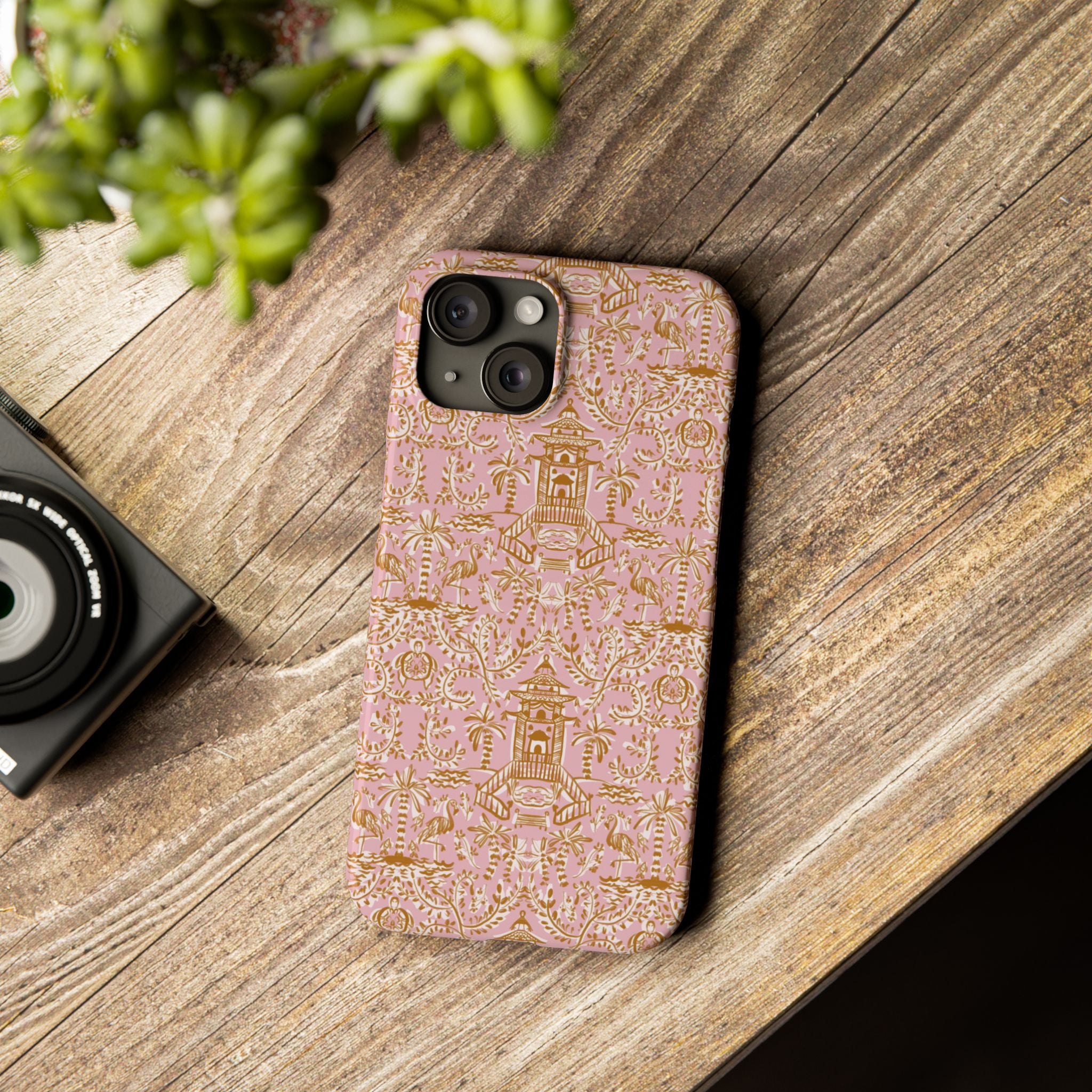 Soirée Pink Slim Phone Case