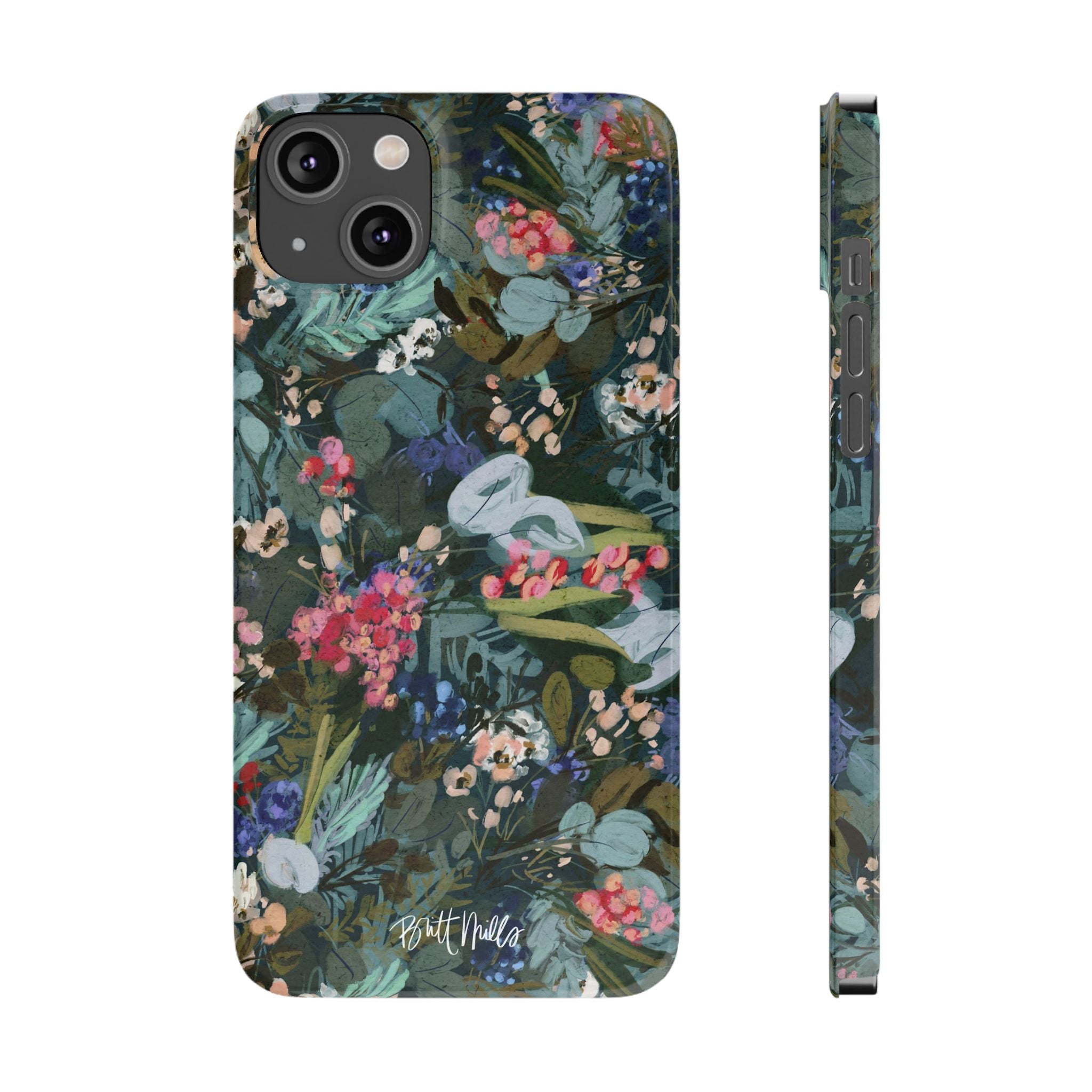 Winter Berry Slim Phone Case