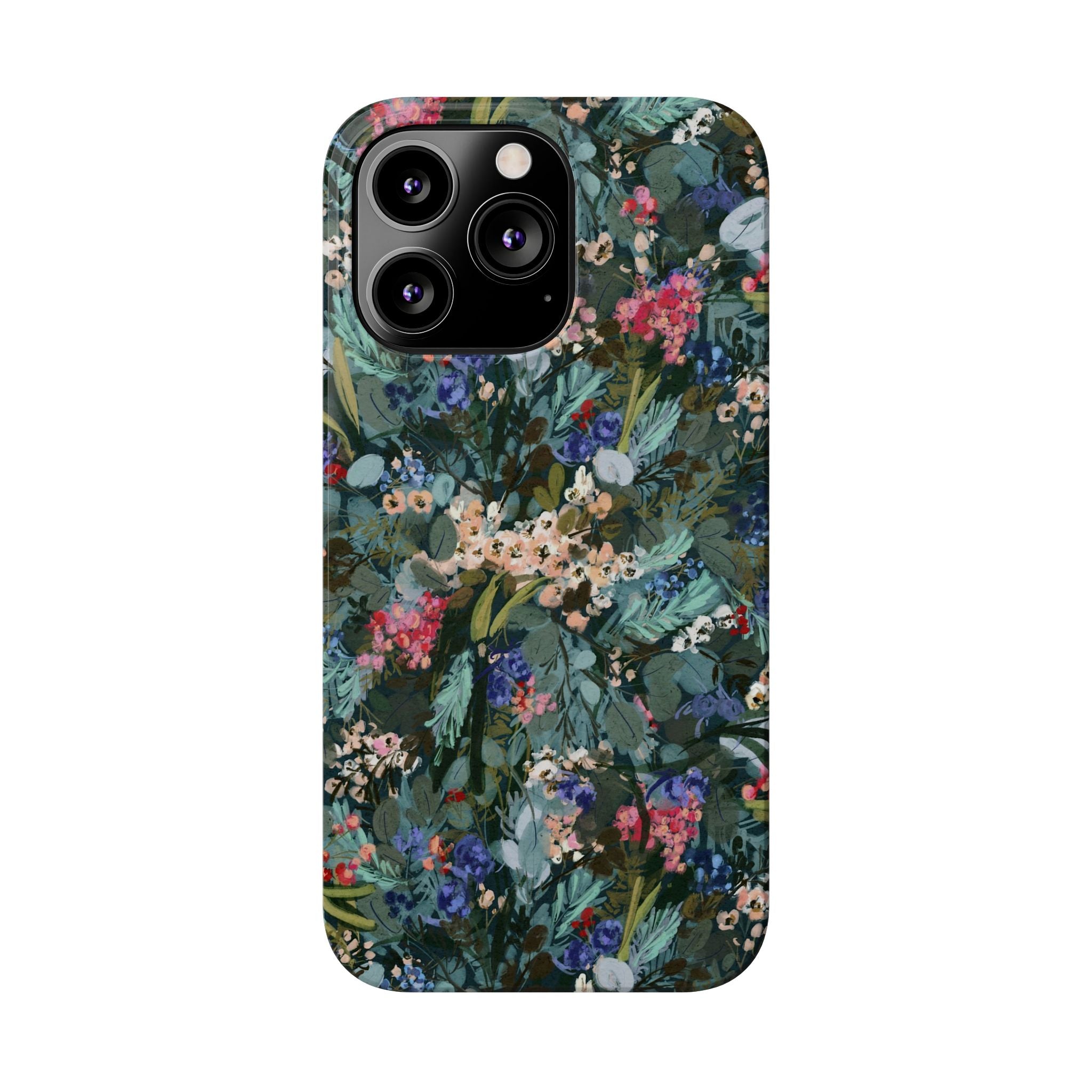 Winter Berry Slim Phone Case