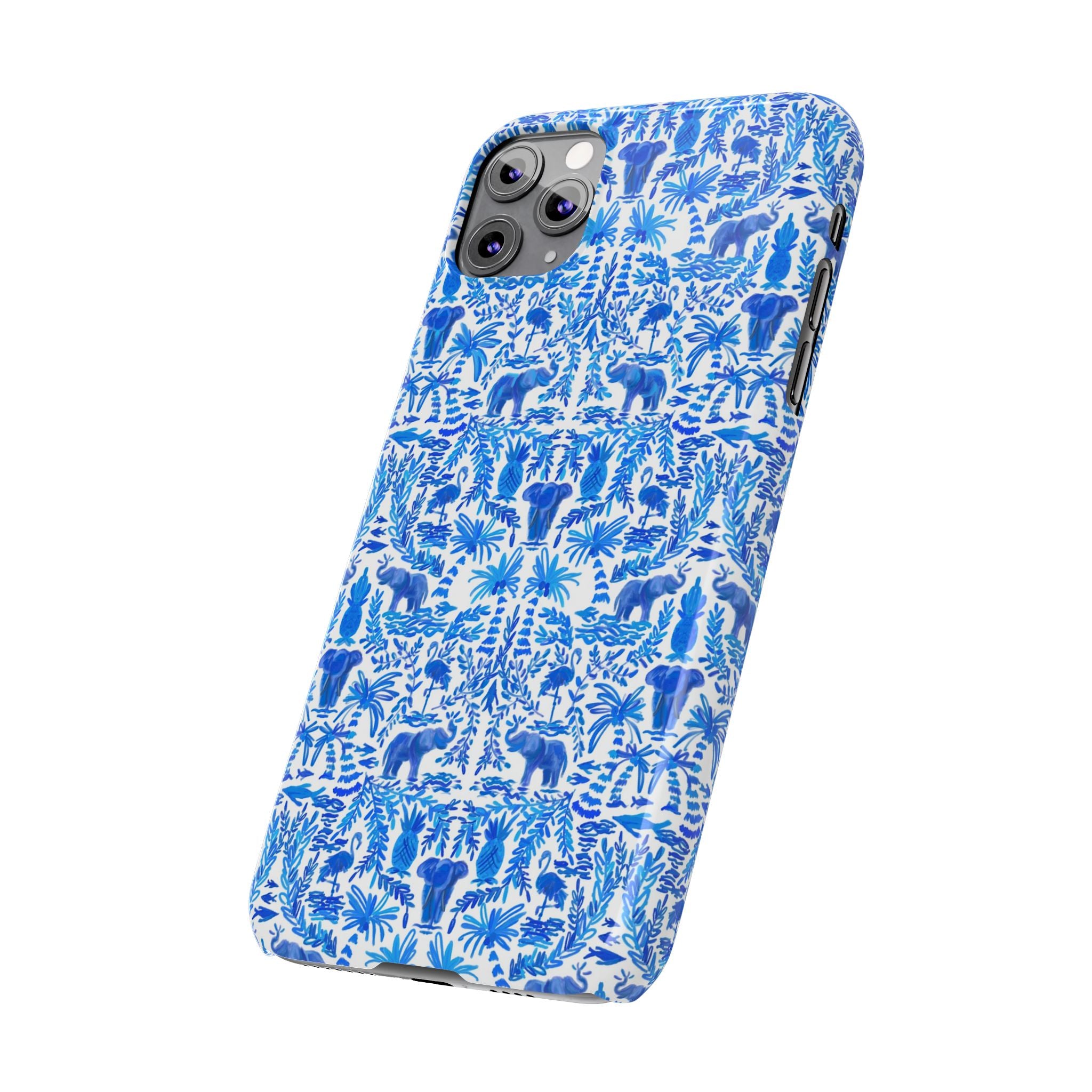 Elephant Fun Slim Phone Case