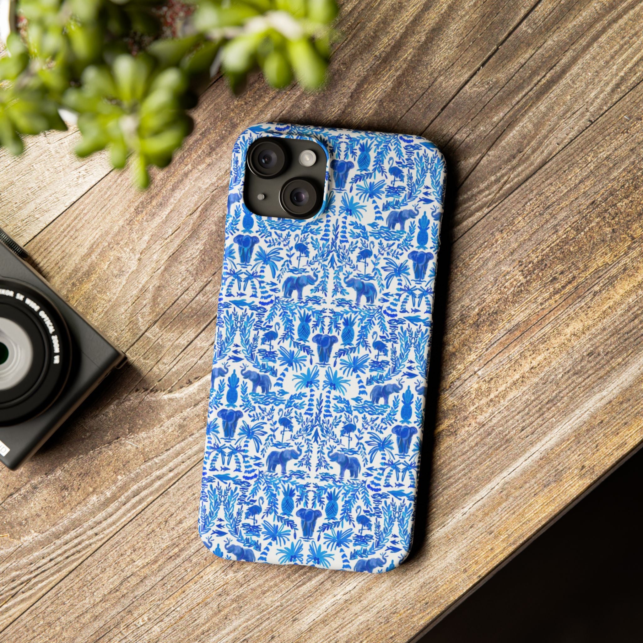 Elephant Fun Slim Phone Case