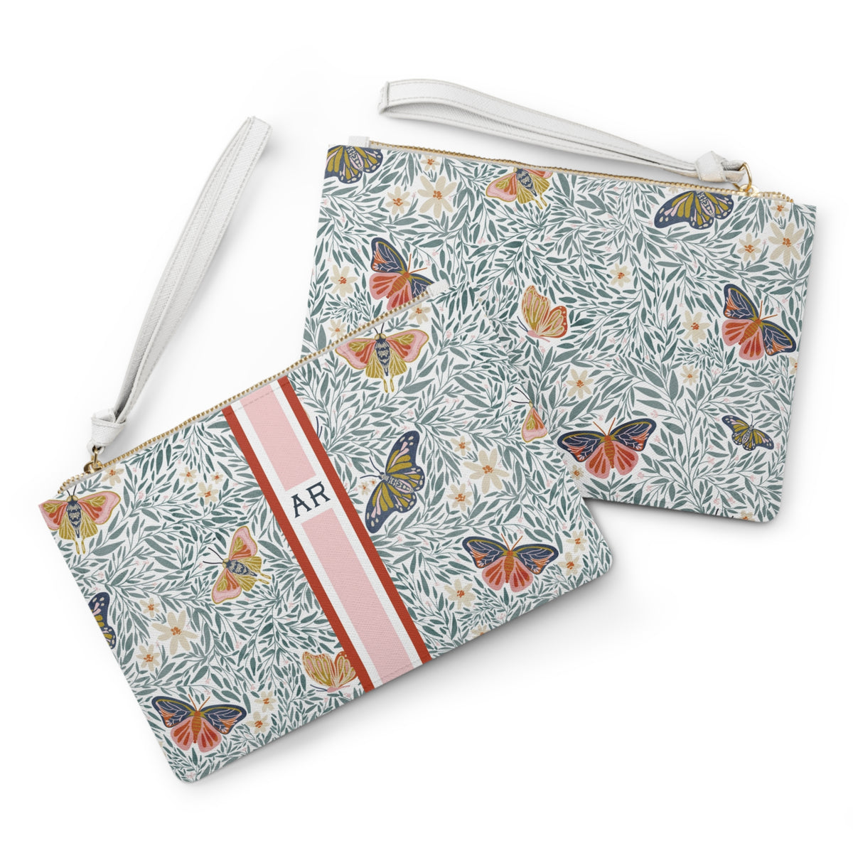 Huntley Striped Monogrammed Mahjong Card Holder