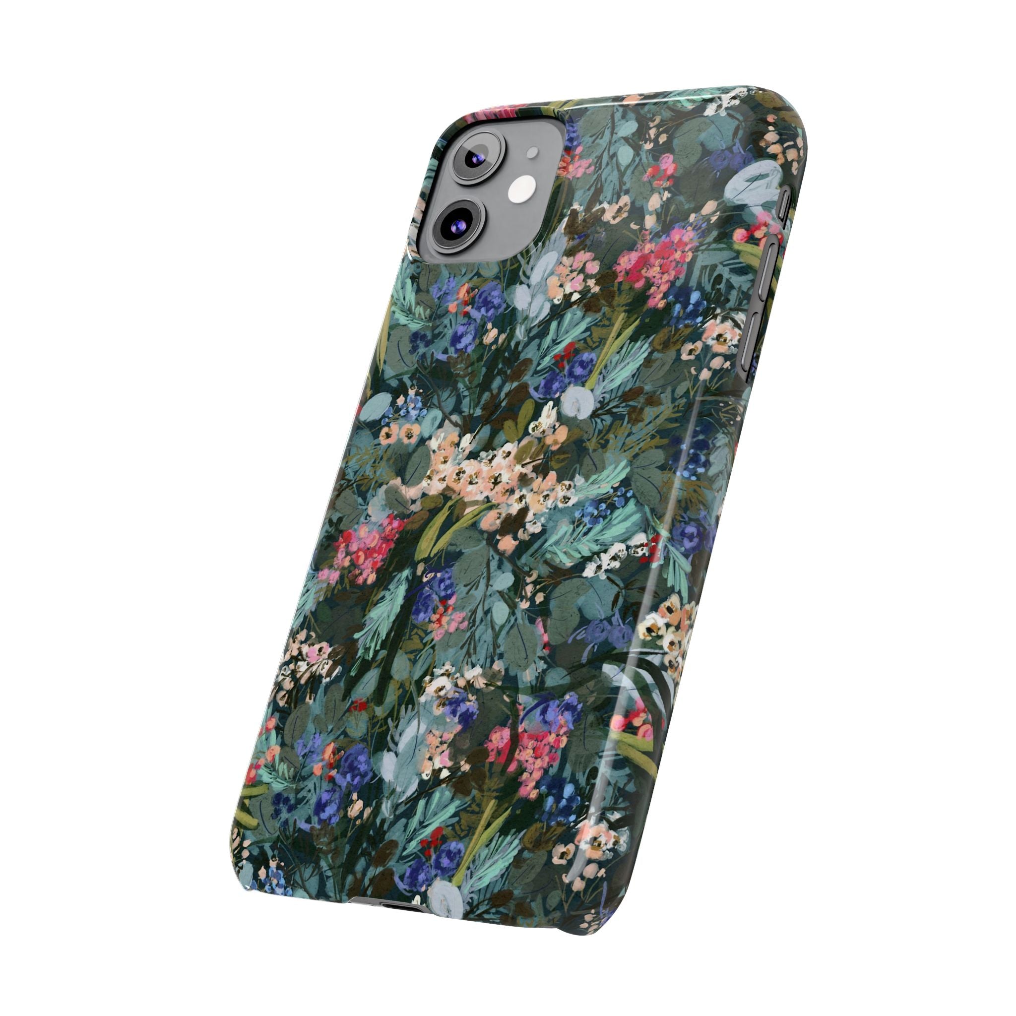 Winter Berry Slim Phone Case