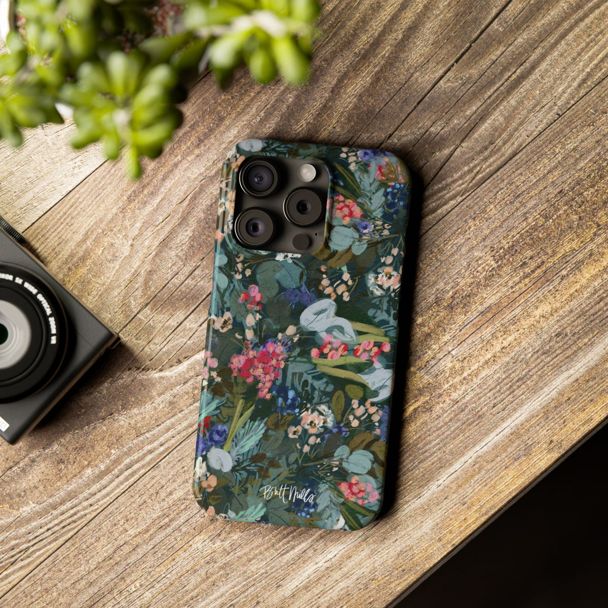 Winter Berry Slim Phone Case