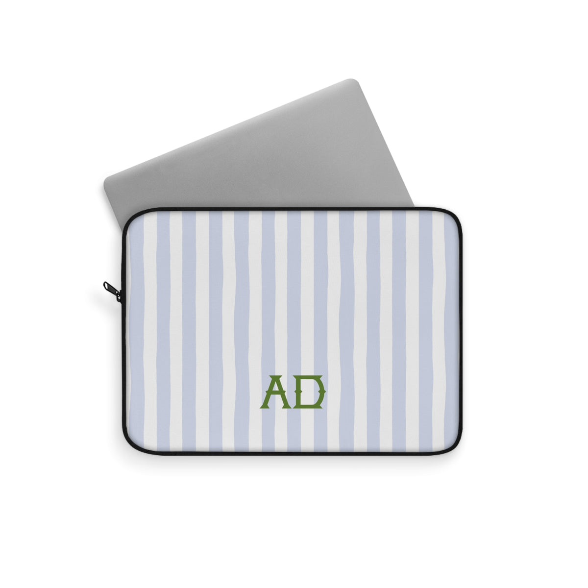 Seaside Stripes Monogrammed Laptop Sleeve
