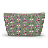 Evangeline Multi Striped Monogrammed Pouch
