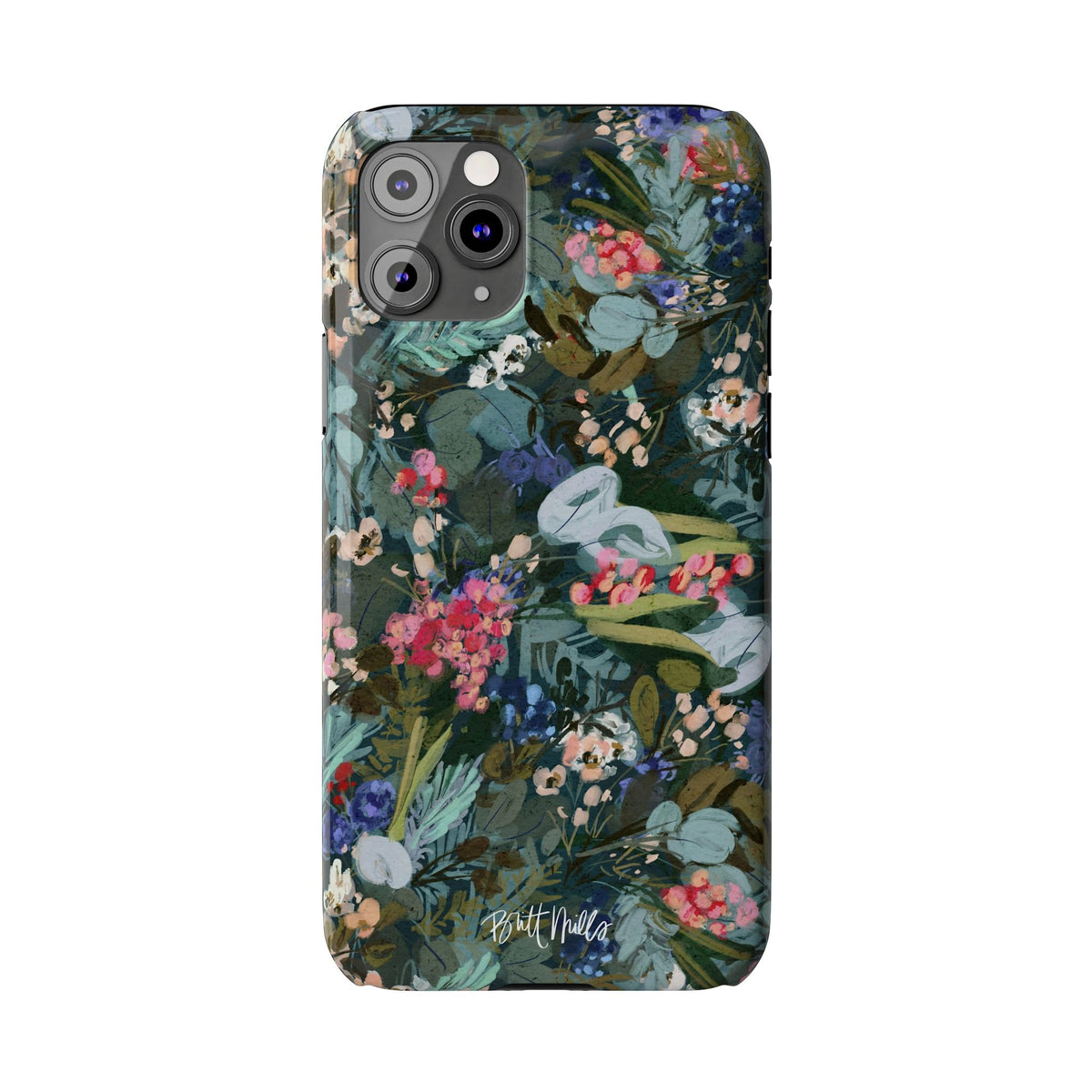 Winter Berry Slim Phone Case